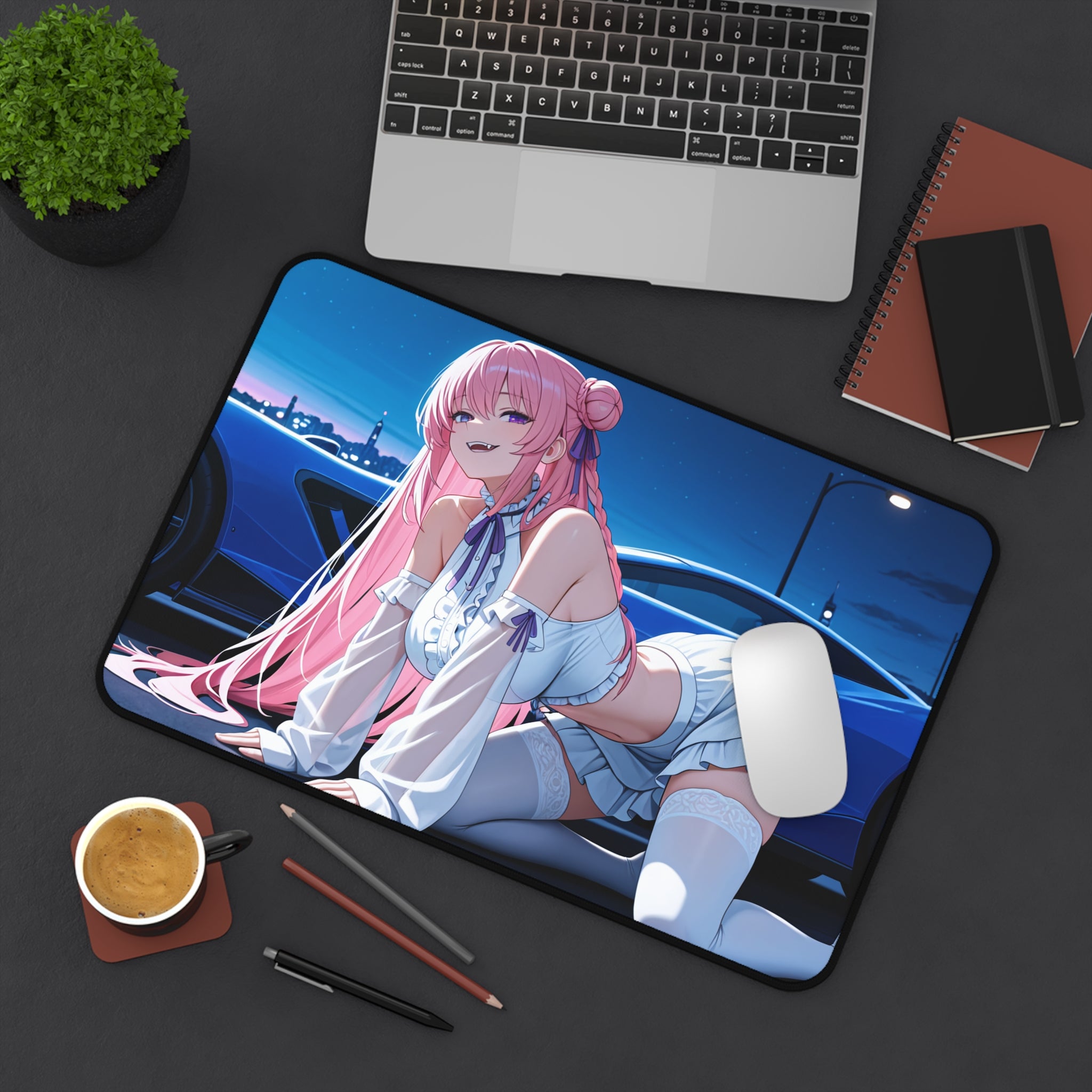 Dorothy Nikke Anime Pinup Desk Mat | Fan Art XL Gaming Mouse Pad Sail