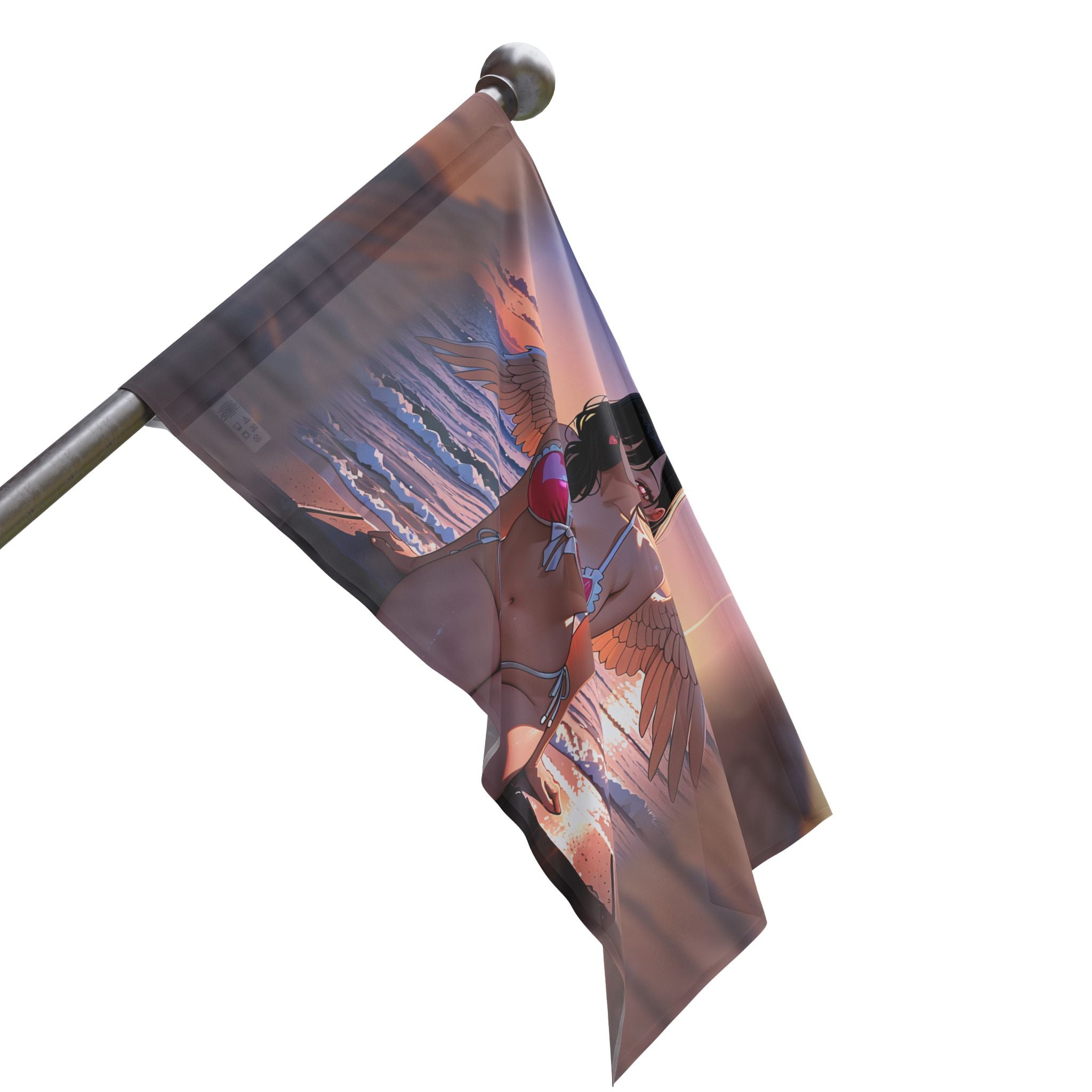 Kirara Hoshi JJK Spicy Anime Wall Flag Cupid Beach — Beach Babes Pt. 5 (Spicy)