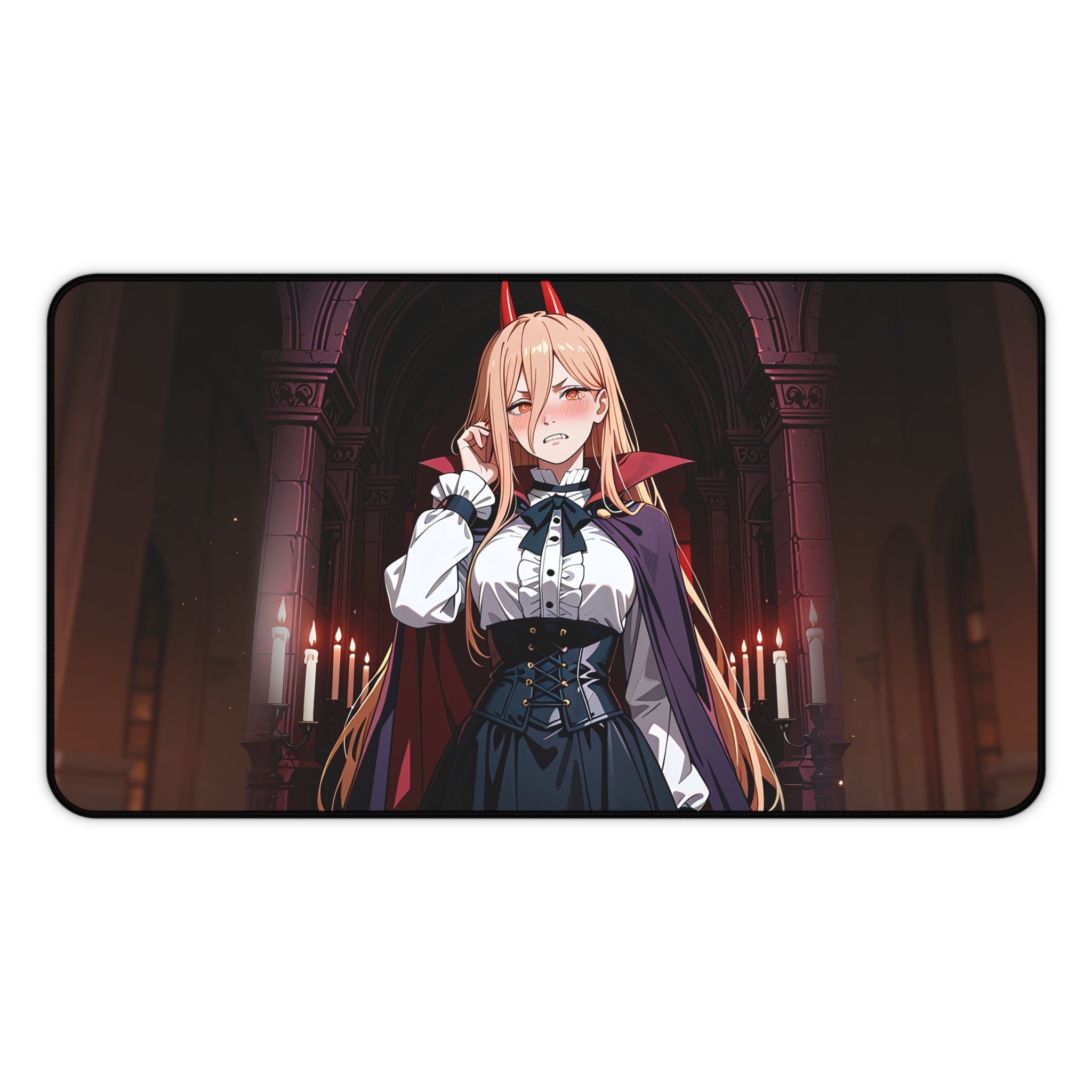 Power Chainsaw Man Gothic Vampire Desk Mat | Bunny Girls Pt. 6