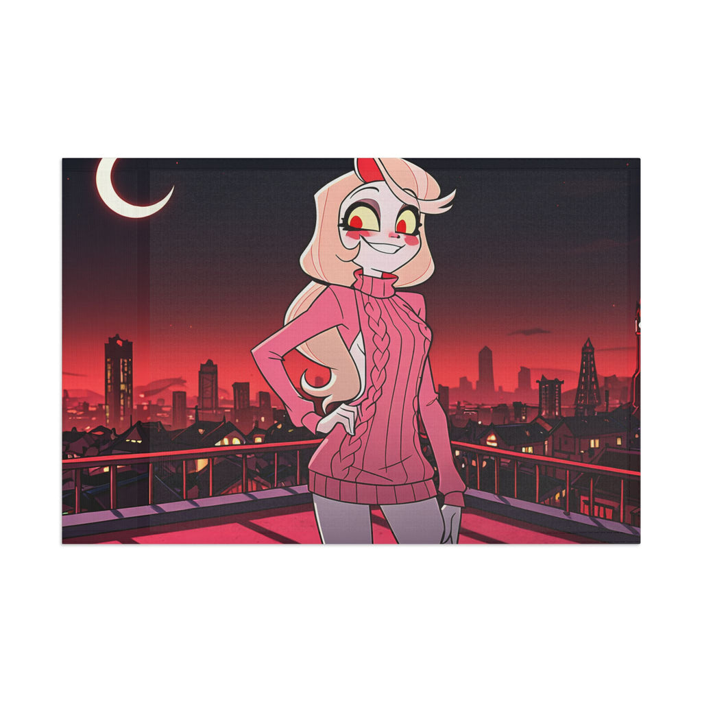 Charlie Morningstar Hazbin Hotel Wall Flag Pinup Anime — Virgin Killer Pt. 2
