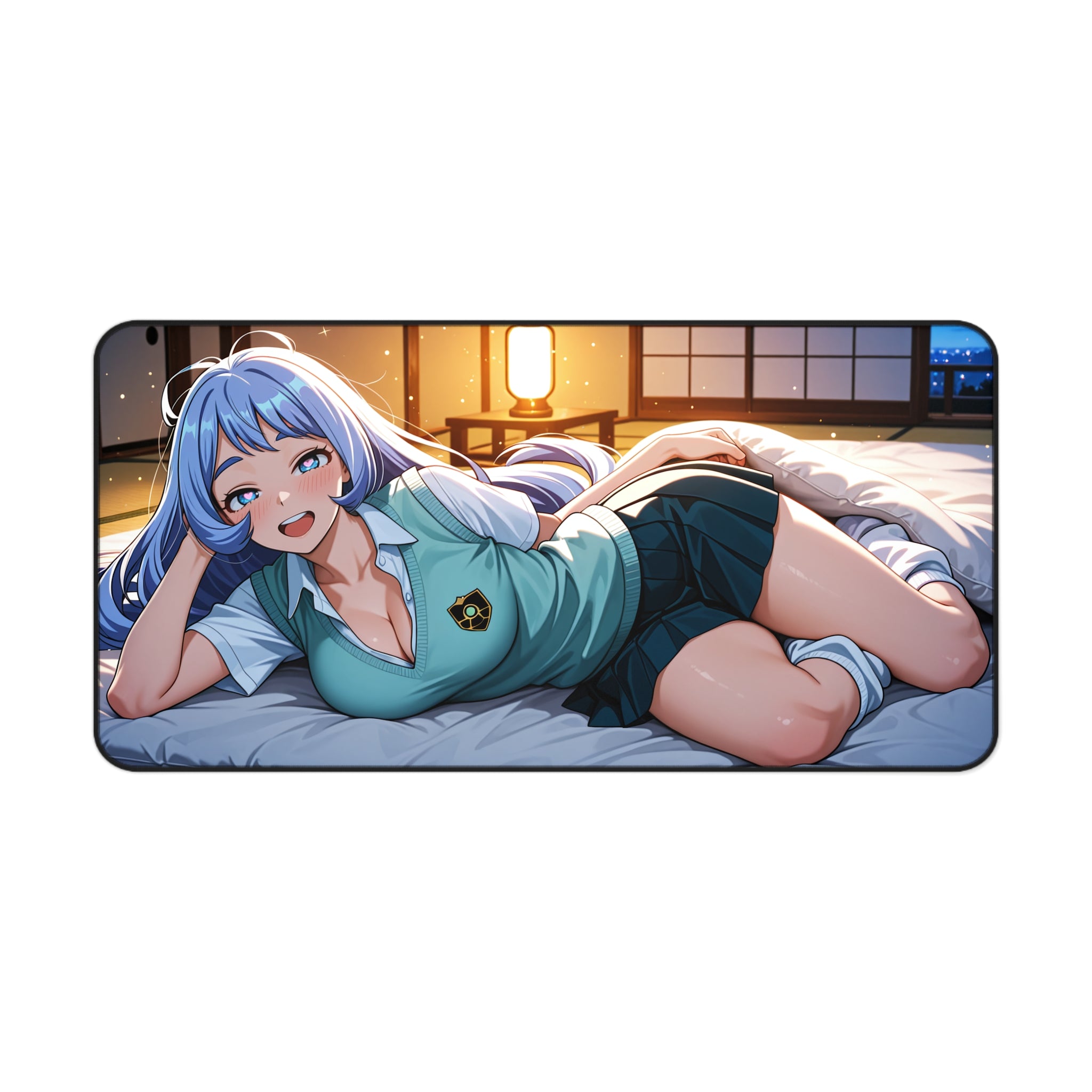 My Hero Academia Anime Desk Mat Spicy Pinup Fan Art Wide Mouse Pad