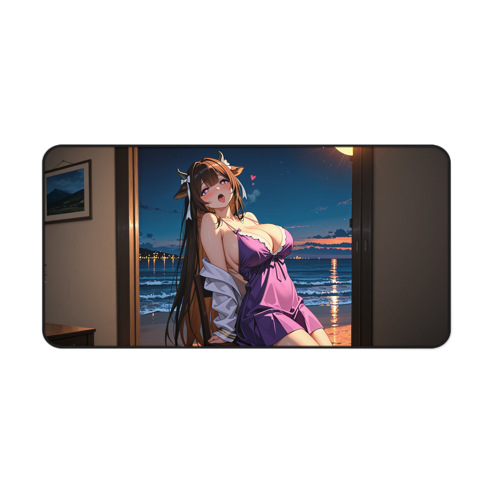 kashino(azur lane)樫野（碧蓝航线） · P — The Spicy Den Pt. 3 Desk Mat XL Mouse Pad