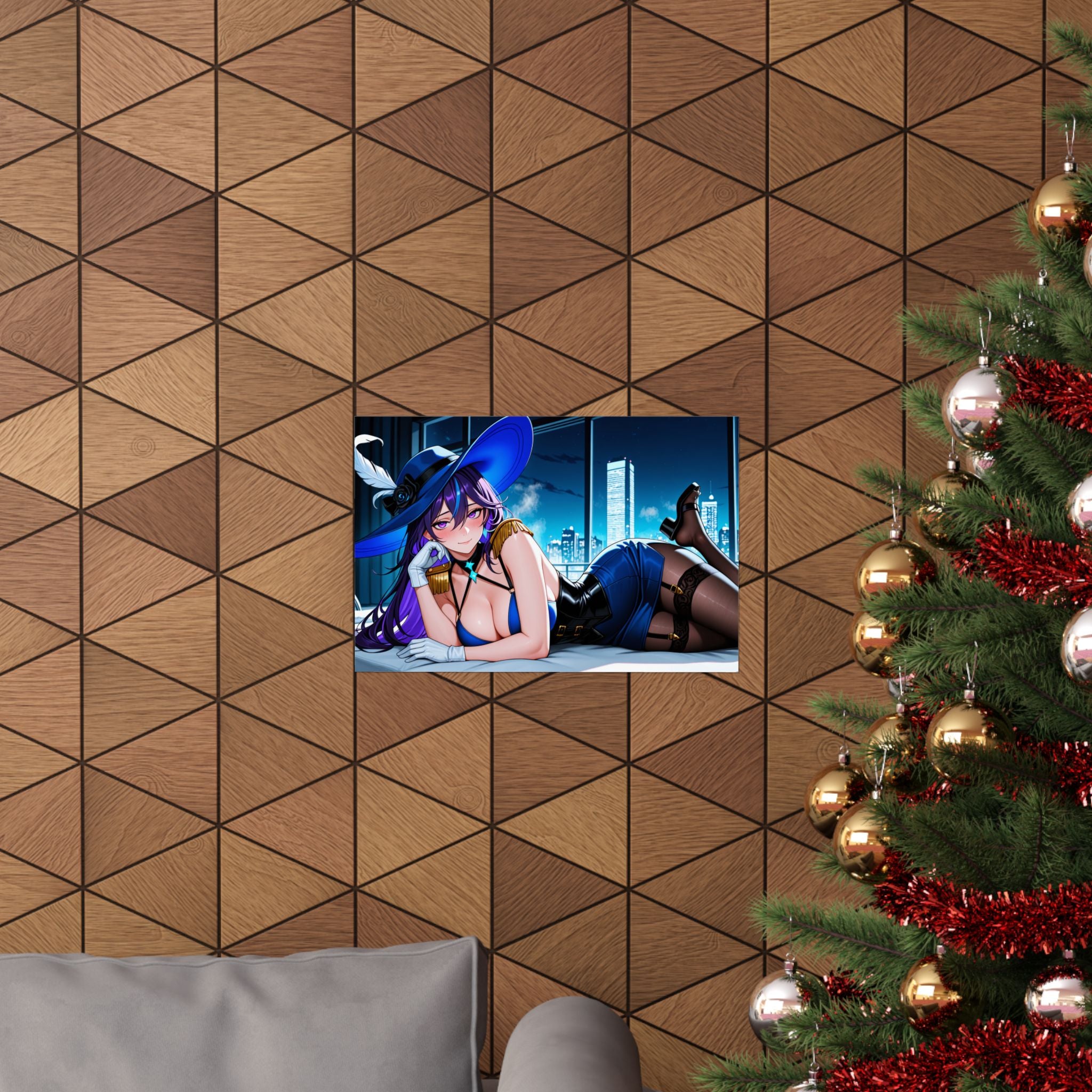 Clorinde Genshin Impact Anime Wall Art Poster | Pinup — Beach Babes Pt. 4