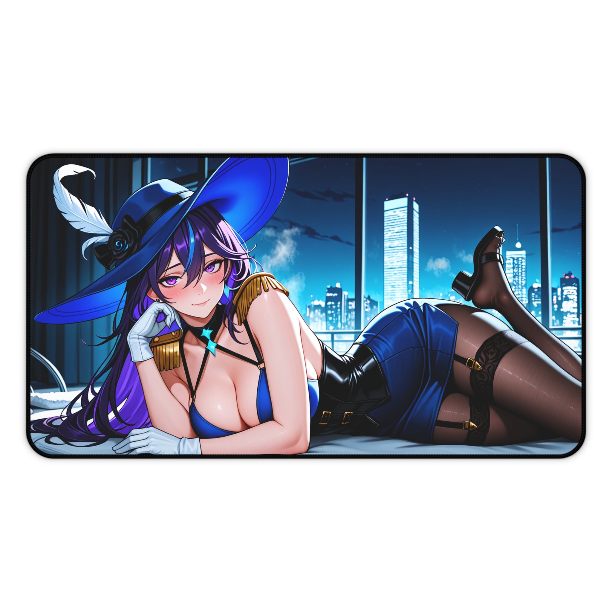 Clorinde Genshin Impact Anime Desk Mat Pinup | Beach Babes Pt. 4