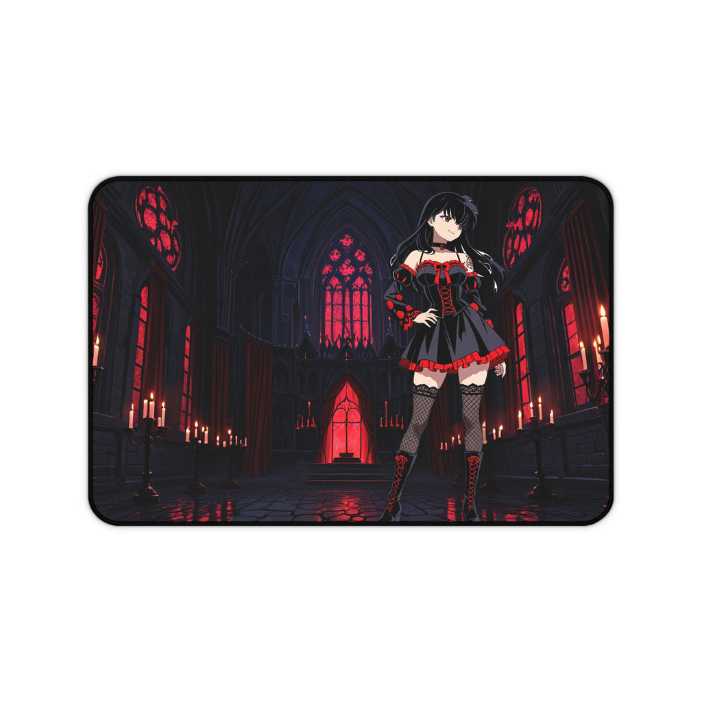 Kagome Inuyasha Gothic Anime Desk Mat | Dark Aesthetic XL Mouse Pad
