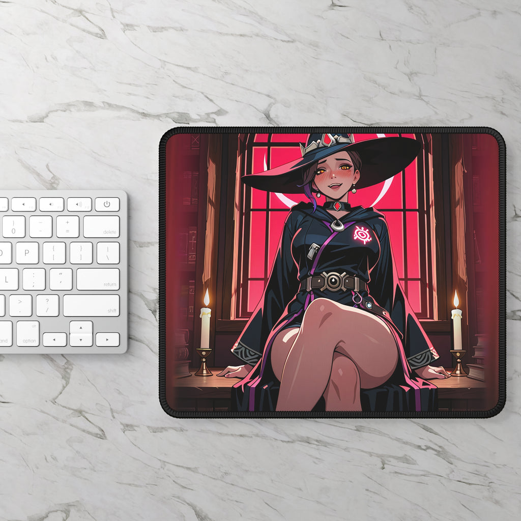 Domina Overwatch Witch Anime Mouse Pad Halloween Pinup — The Spicy Den Pt. 3