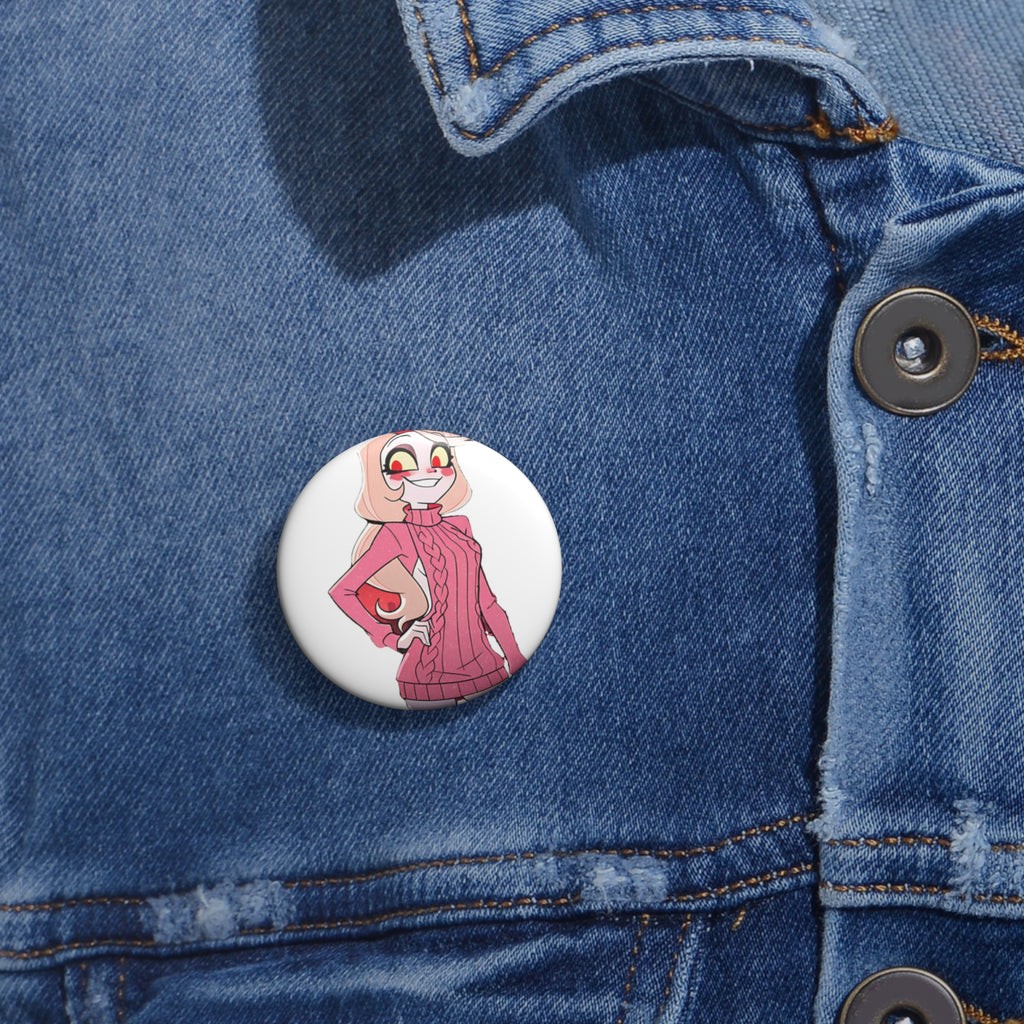Charlie Morningstar Hazbin Hotel Anime Pin Button Pinup Virgin Killer Pt. 2