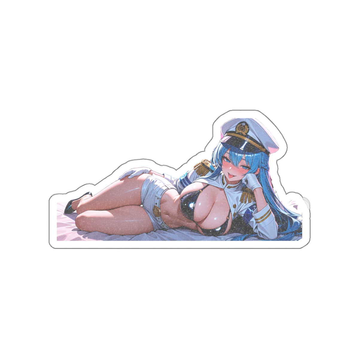 Helm NIKKE Spicy Anime Die-Cut Vinyl Sticker pinup — Boudoir Pt. 3 (Spicy)