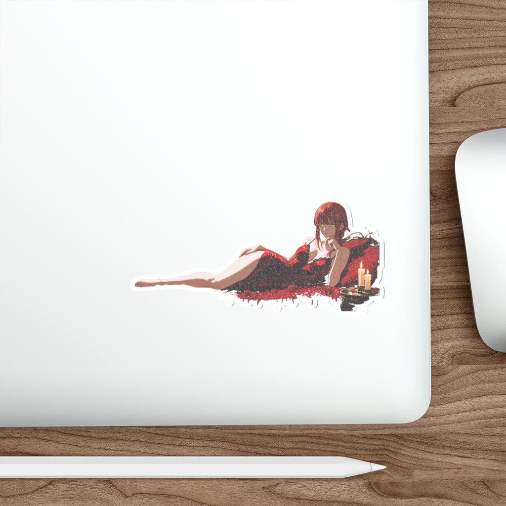 Makima Chainsaw Man Spicy Boudoir Anime Vinyl Sticker | Die Cut — Boudoir Pt. 1