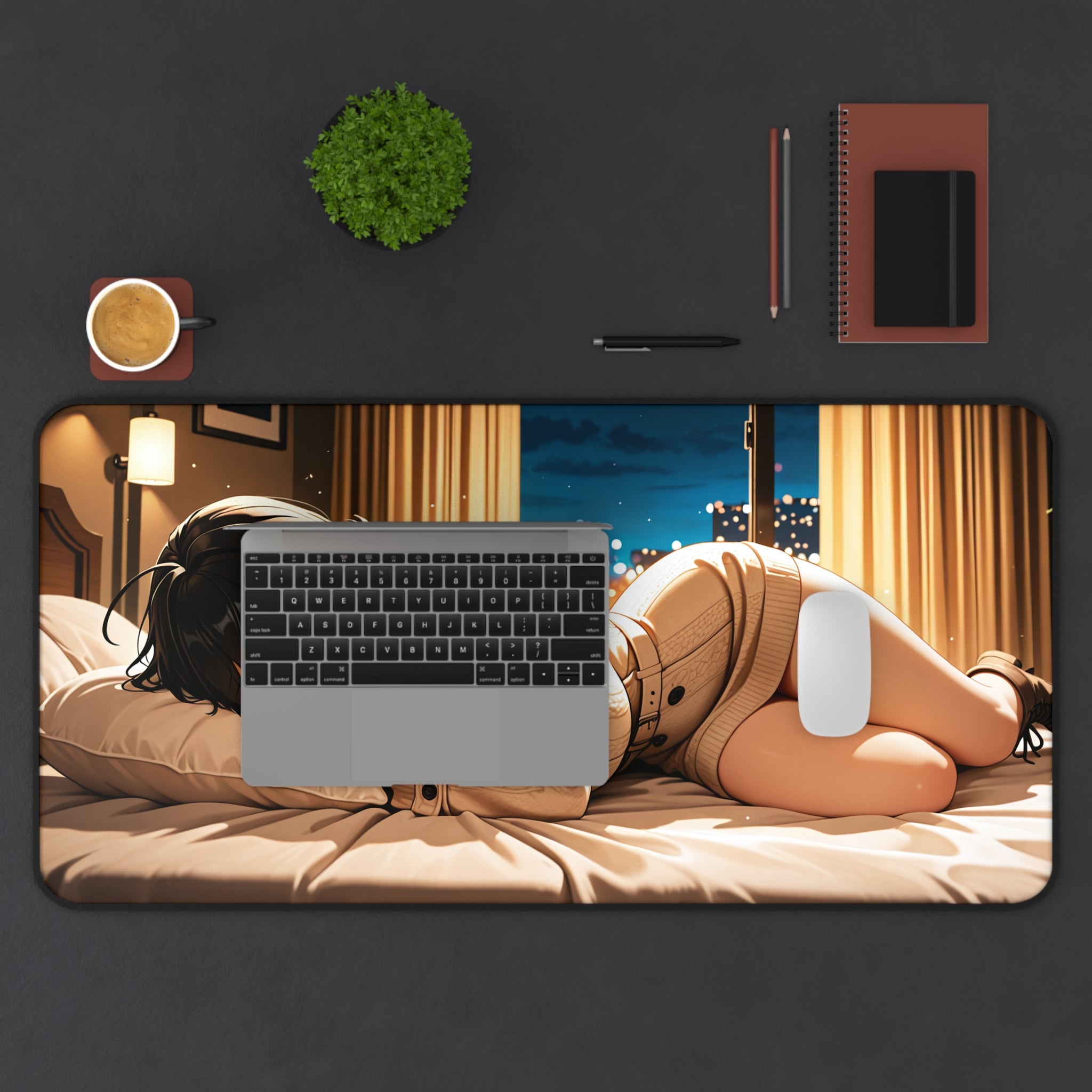 Grace Howard Zenless Zone Zero Anime Desk Mat | Cozy Cute Fan Art Pad