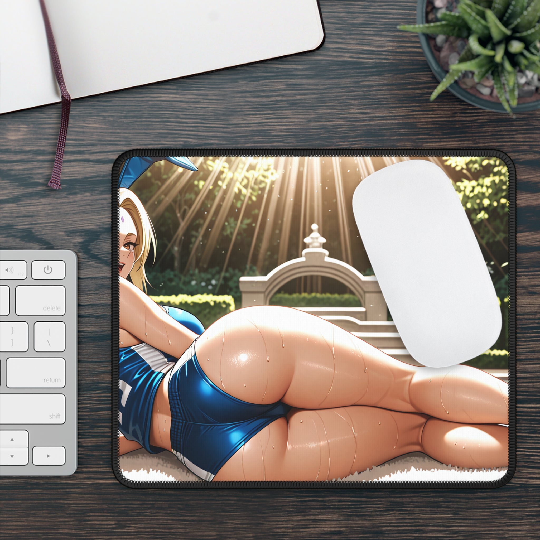 Tsunade Naruto Spicy Anime Mouse Pad Bunny Pinup Desk Mat Bunny Girls Pt. 5