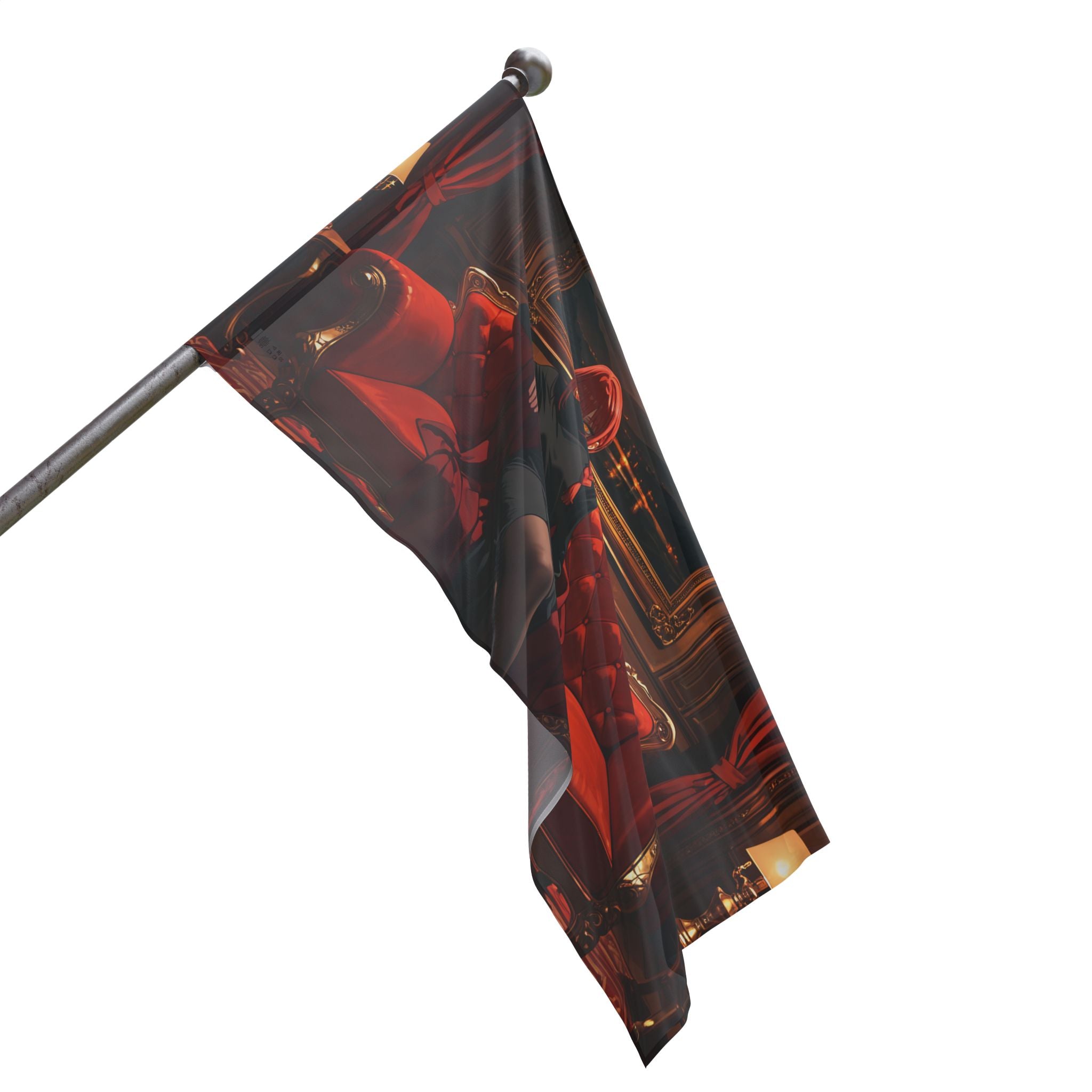 Makima Chainsaw Man Wall Flag | Velvet Boudoir Anime Banner — Boudoir Pt. 1