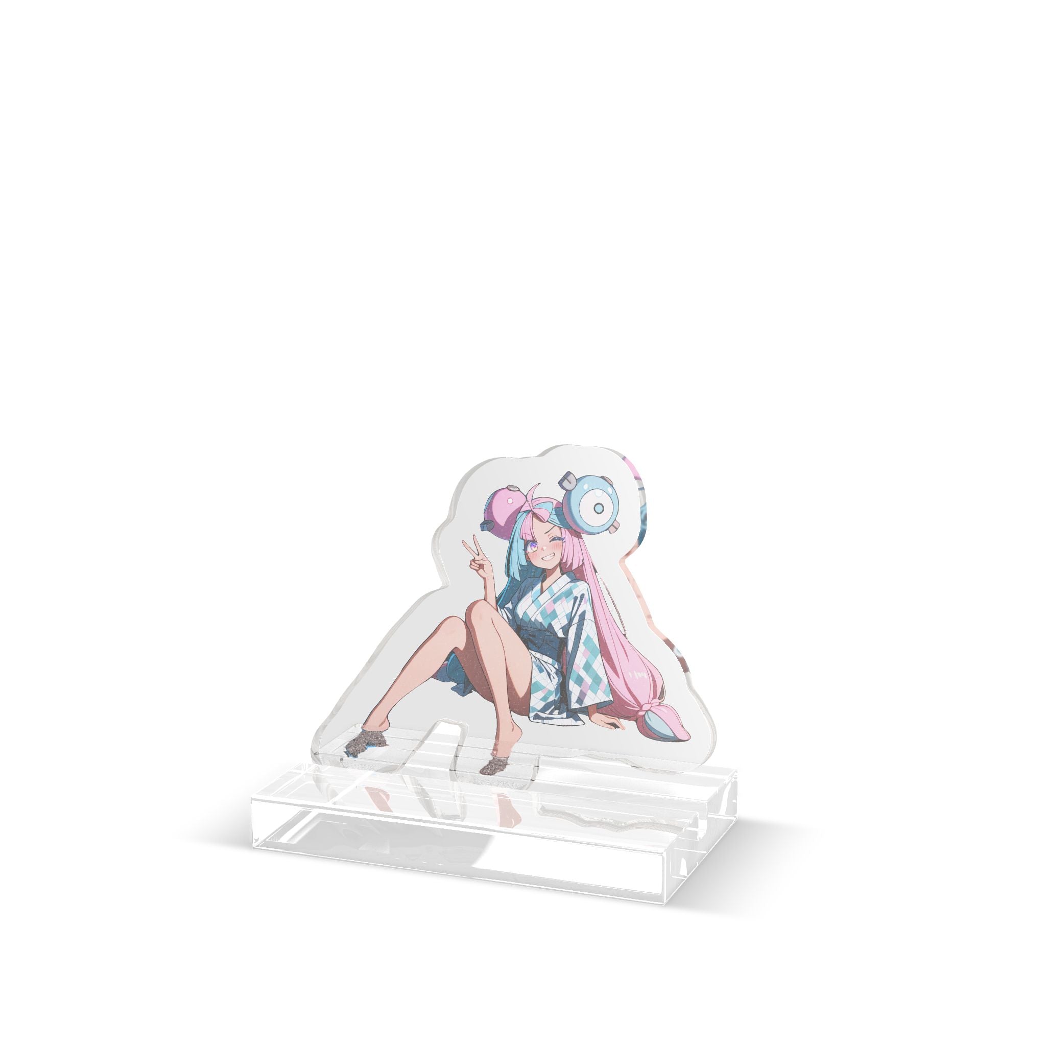 Iono Anime Standee Moonlit Onsen Fan Art Desk Display — Onsen Pt. 2
