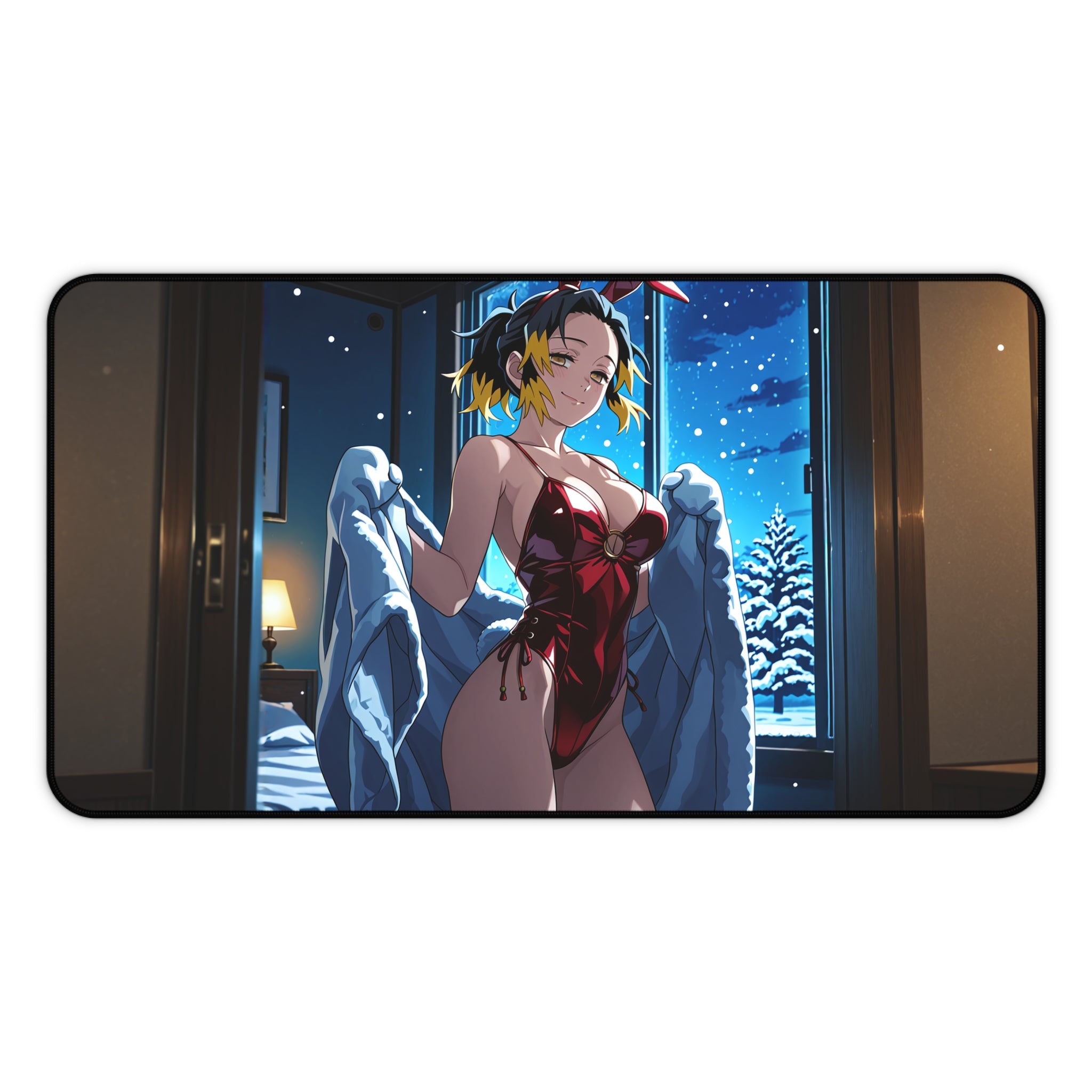 Makio (まきを) - Demon Slayer (鬼滅の刃 — Bunny Girls Pt. 1 (Spicy) Desk Mat XL Mouse P