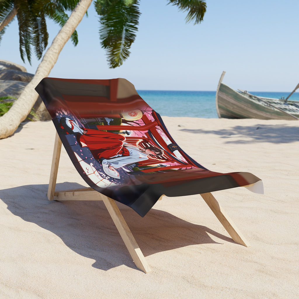 Domina Overwatch Miko Anime Beach Towel — The Spicy Den Pt. 4