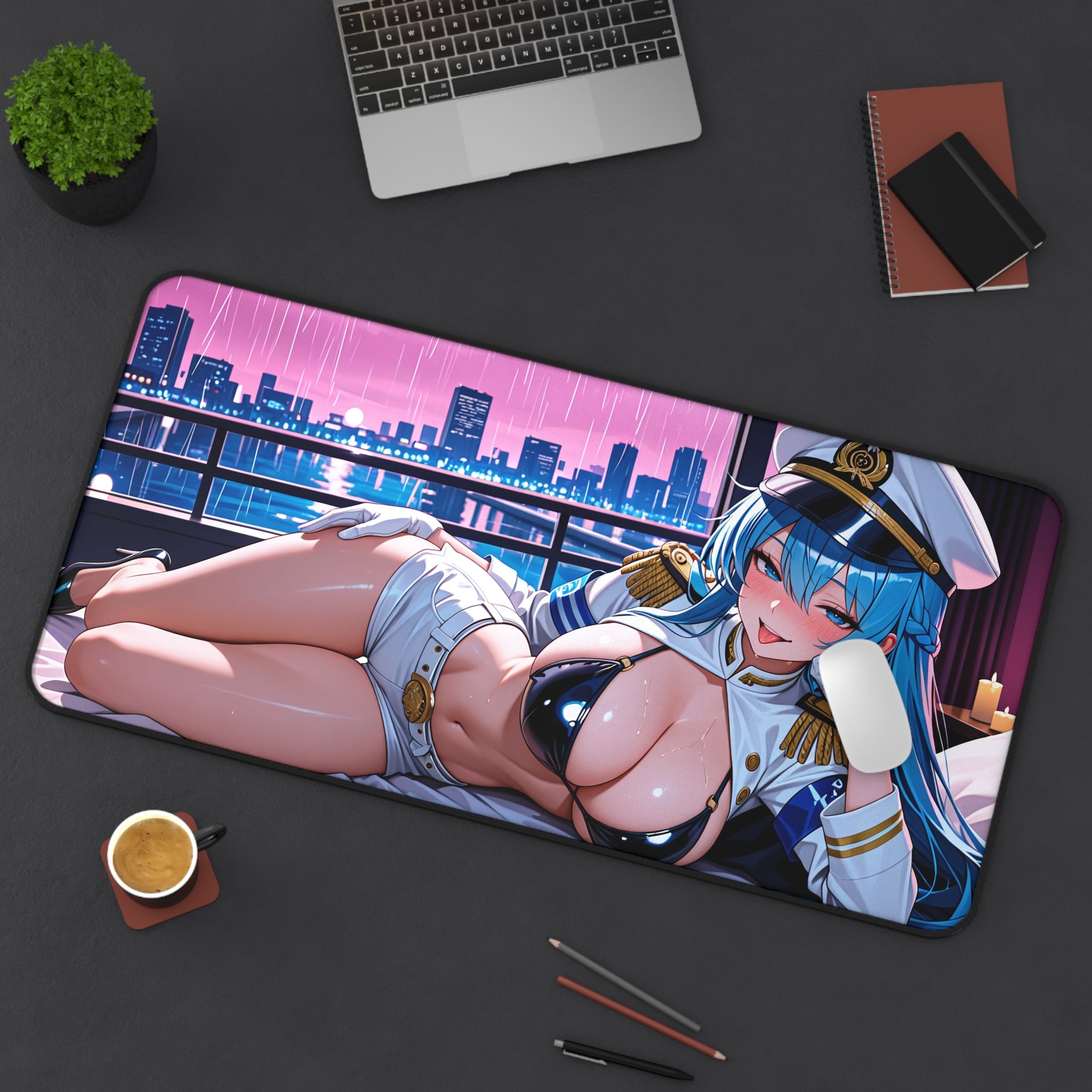 Helm NIKKE Spicy Anime Desk Mat Pinup Fan Art — Boudoir Pt. 3 (Spicy)