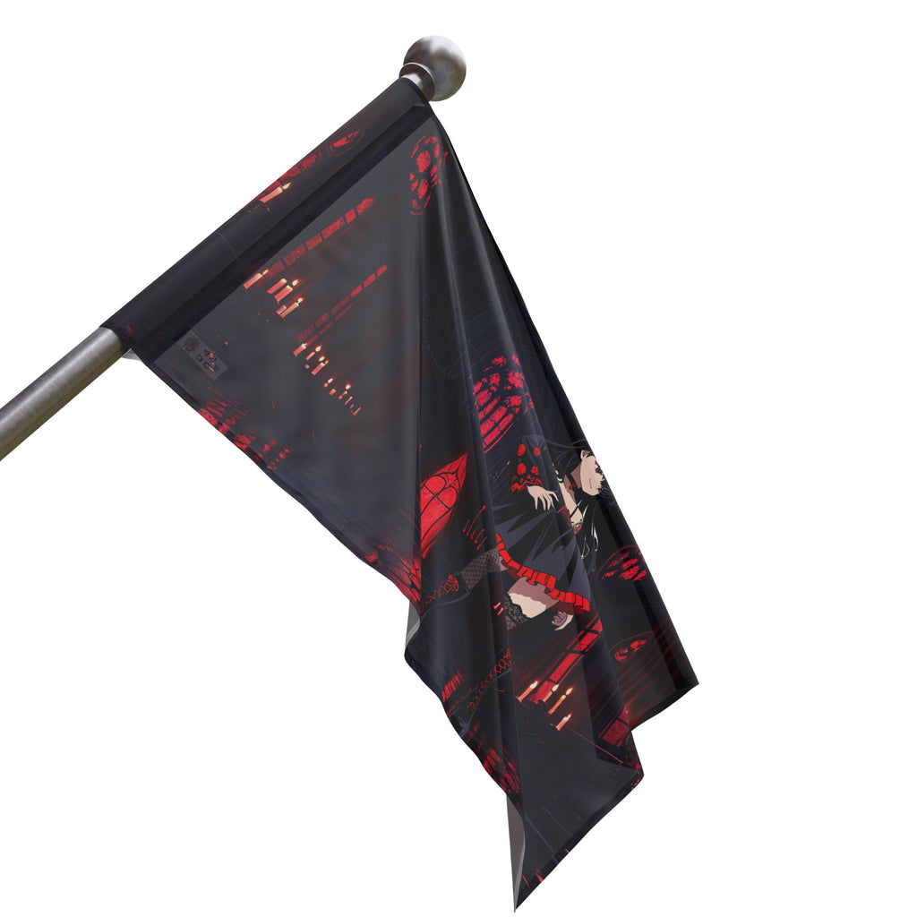 Kagome Inuyasha Gothic Anime Wall Flag | Cathedral Dark Banner