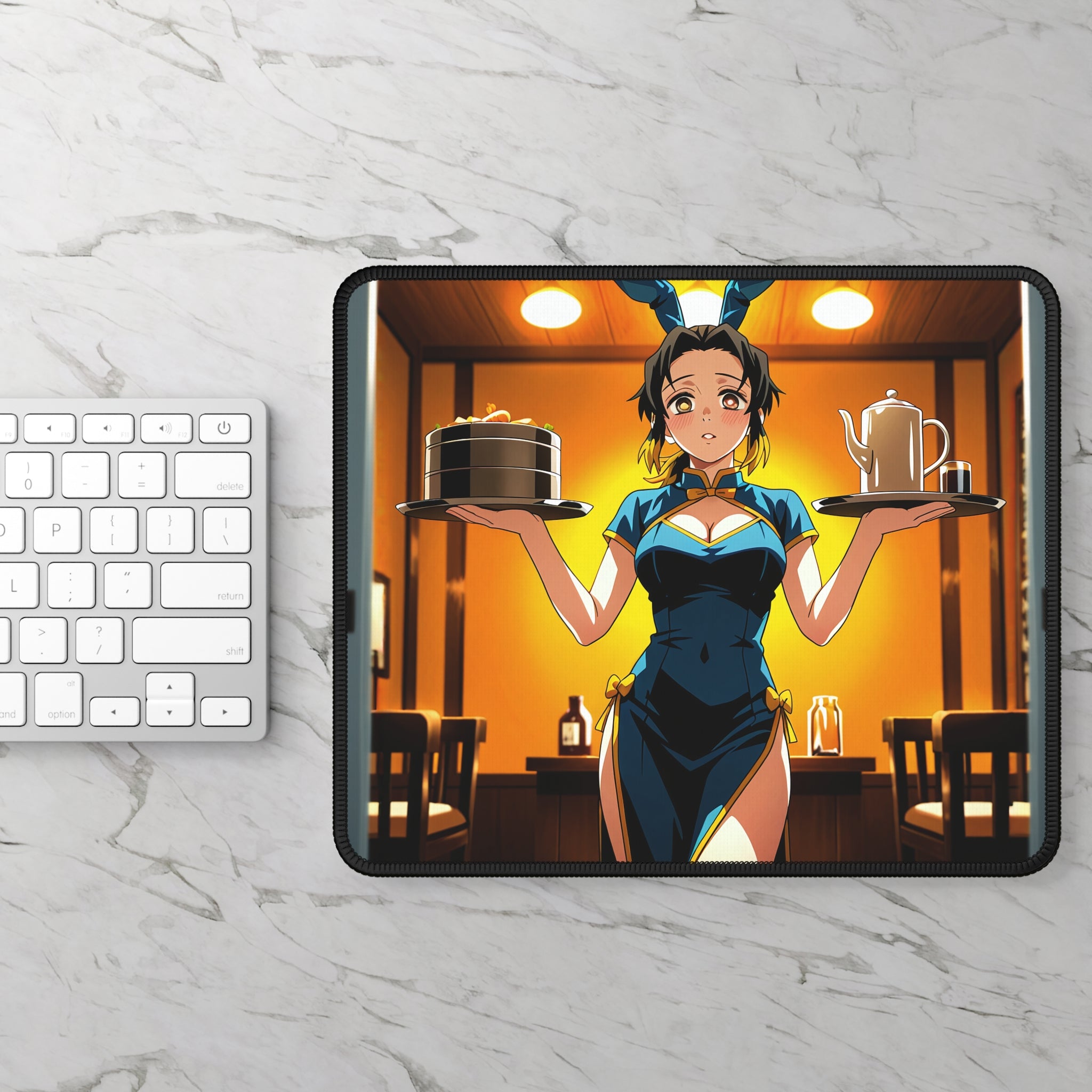 Makio (まきを) - Demon Slayer (鬼滅の刃 — Bunny Girls Pt. 2 (Spicy) Anime Mouse Pad