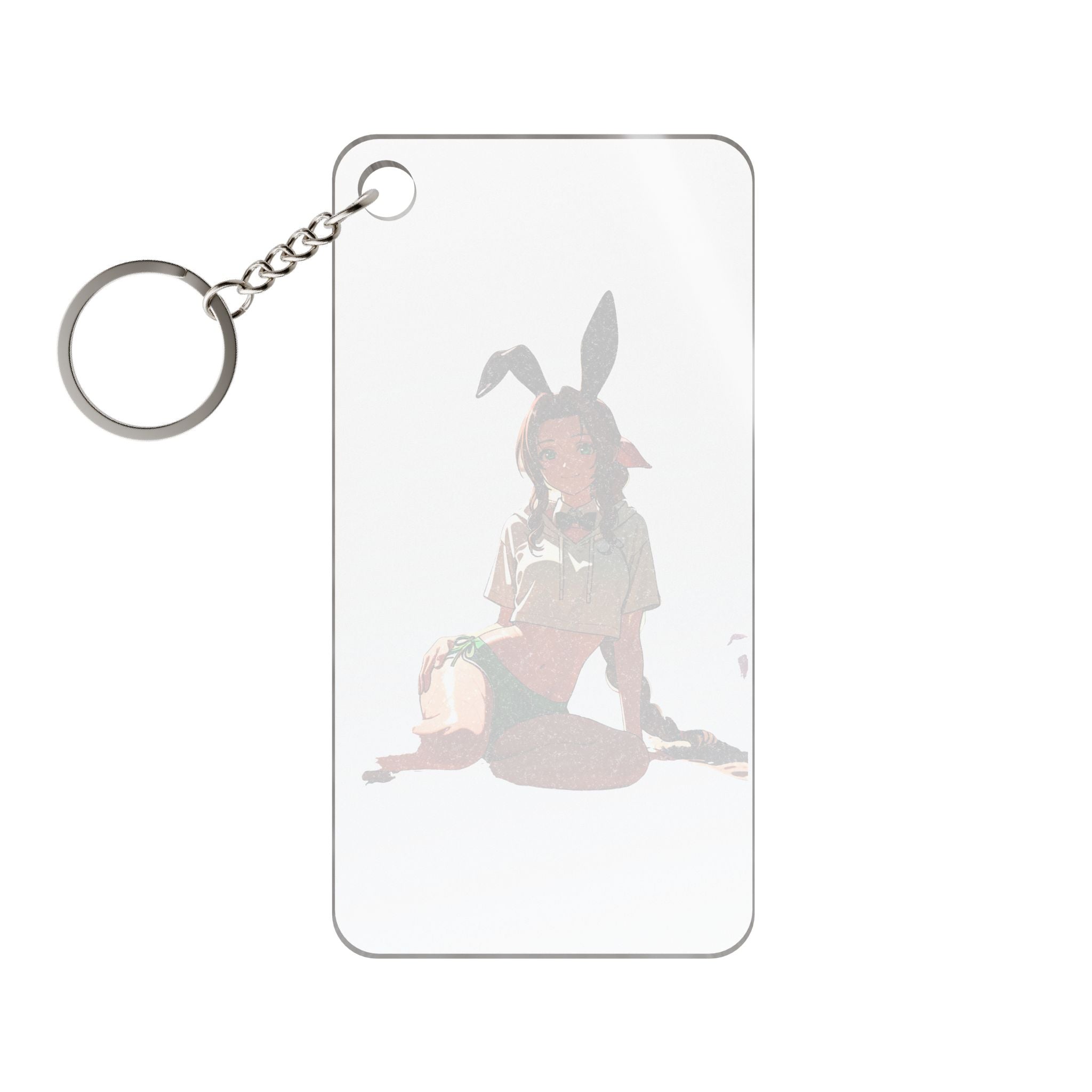 Aerith Final Fantasy VII Bunny Girl Anime Keychain Charm Bunny Girls Pt. 8