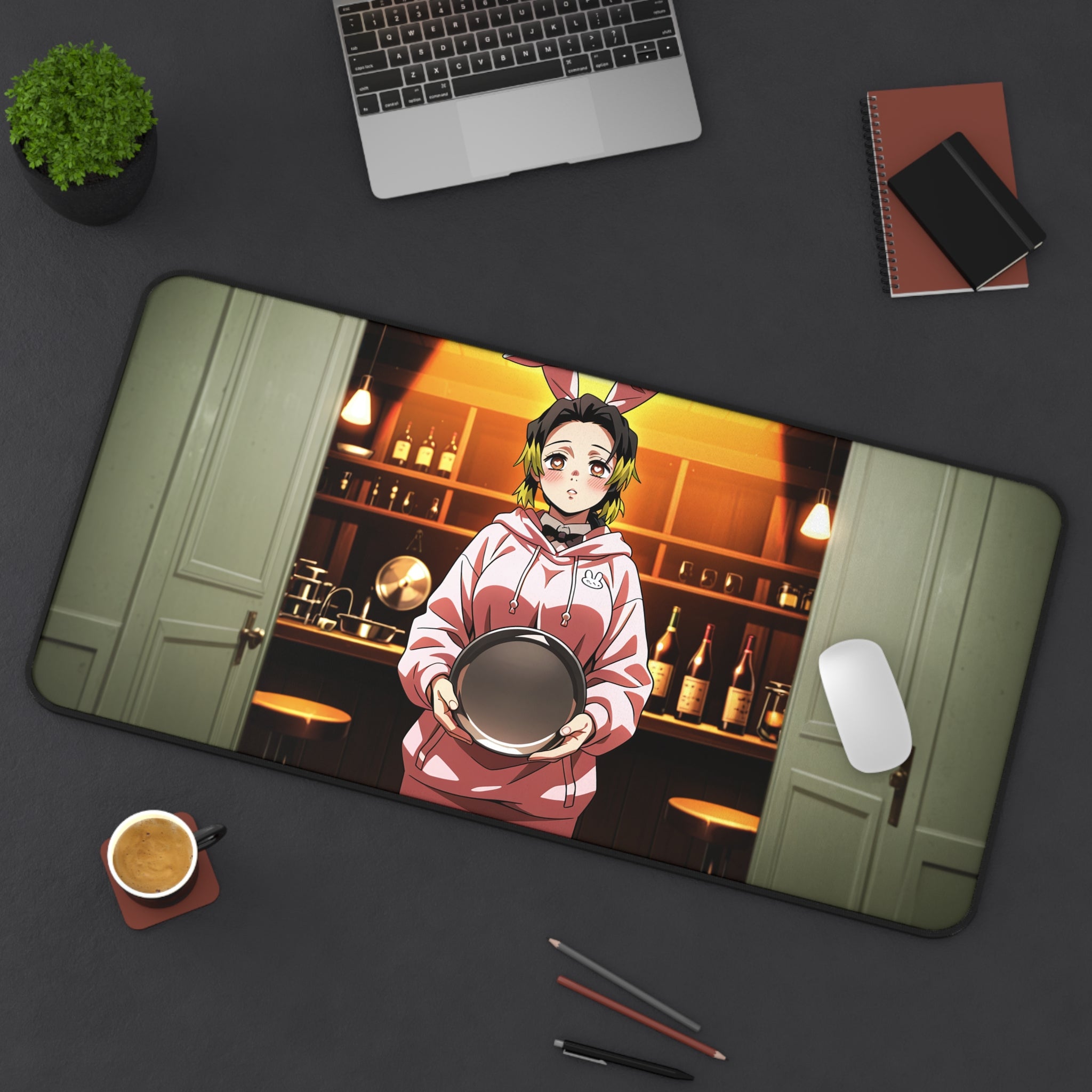 Makio (まきを) - Demon Slayer (鬼滅の刃 — Bunny Girls Pt. 2 Desk Mat XL Mouse Pad