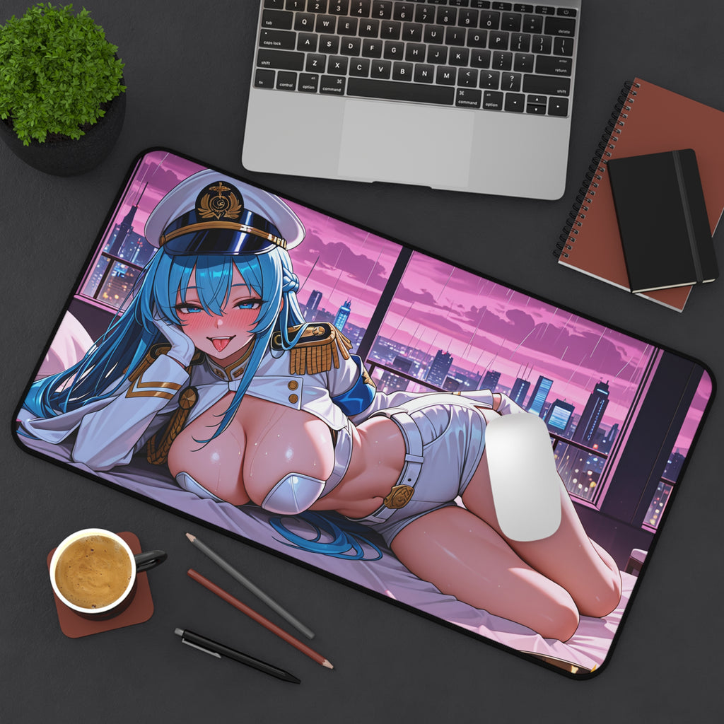 Helm NIKKE Anime Desk Mat Fan Art Pinup Gaming Pad — Boudoir Pt. 3