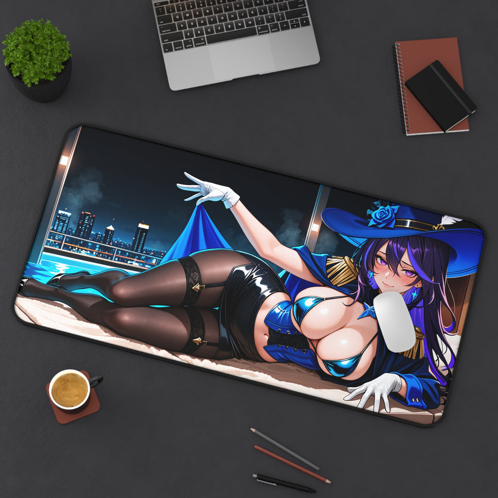 Clorinde Genshin Impact Spicy Anime Desk Mat | Beach Babes Pt. 4 (Spicy)