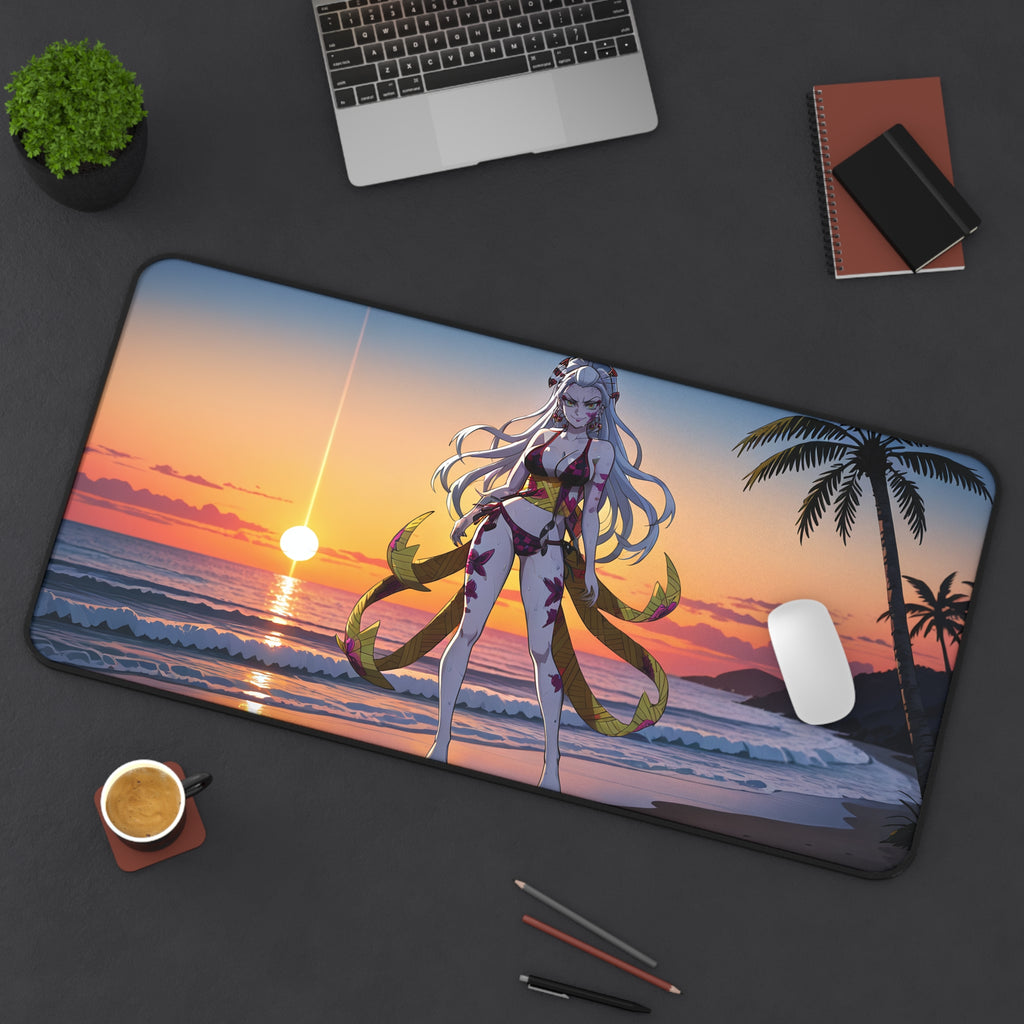 Daki Demon Slayer Spicy Pinup Desk Mat Sunset Beach Anime XL — Beach Babes Pt. 2