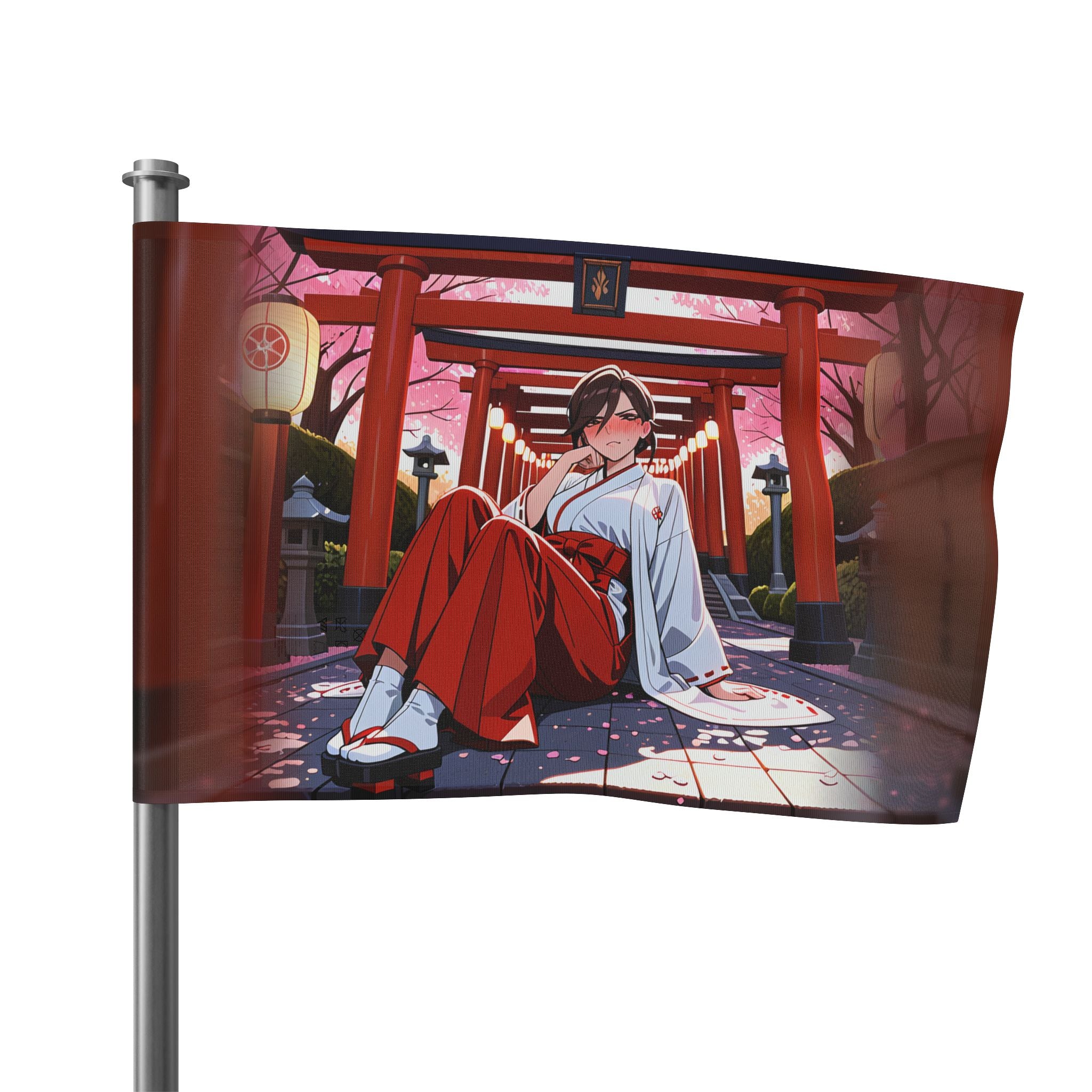 Domina Overwatch Miko Wall Flag | Anime Banner — The Spicy Den Pt. 4