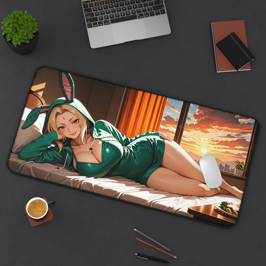 Tsunade Naruto Anime Desk Mat Pinup Breakfast Nook — Bunny Girls Pt. 6