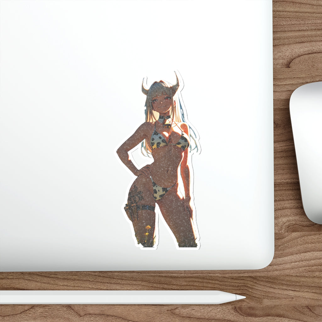 Blanc NIKKE Spicy Cow Girl Anime Die-Cut Vinyl Sticker Fan Art — Cow Girls Pt. 2