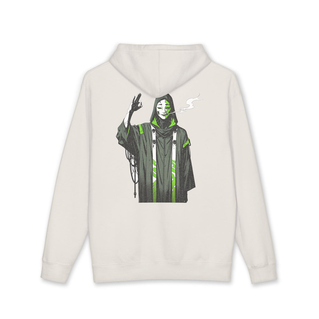 Anime Streetwear Hoodie Serpent Shaman Back Graphic Pullover