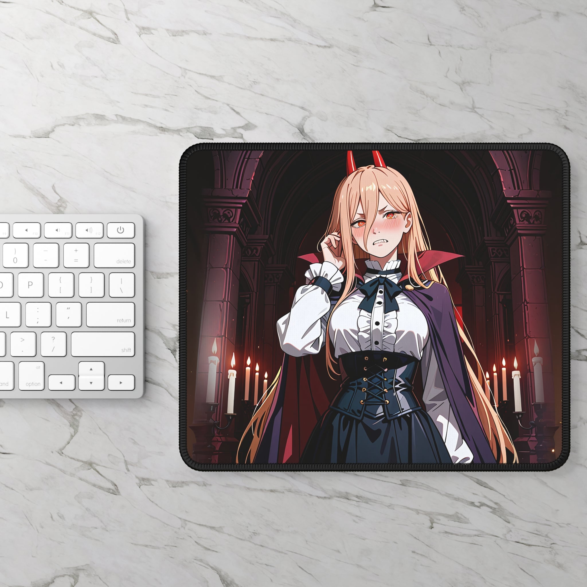 Power Chainsaw Man Gothic Vampire Anime Mouse Pad | Bunny Girls Pt. 6