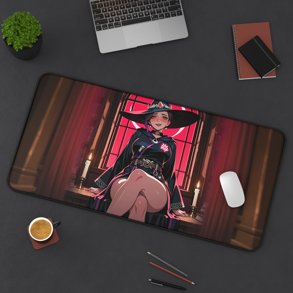 Domina Overwatch Witch Desk Mat — Anime Gaming Pad — The Spicy Den Pt. 3
