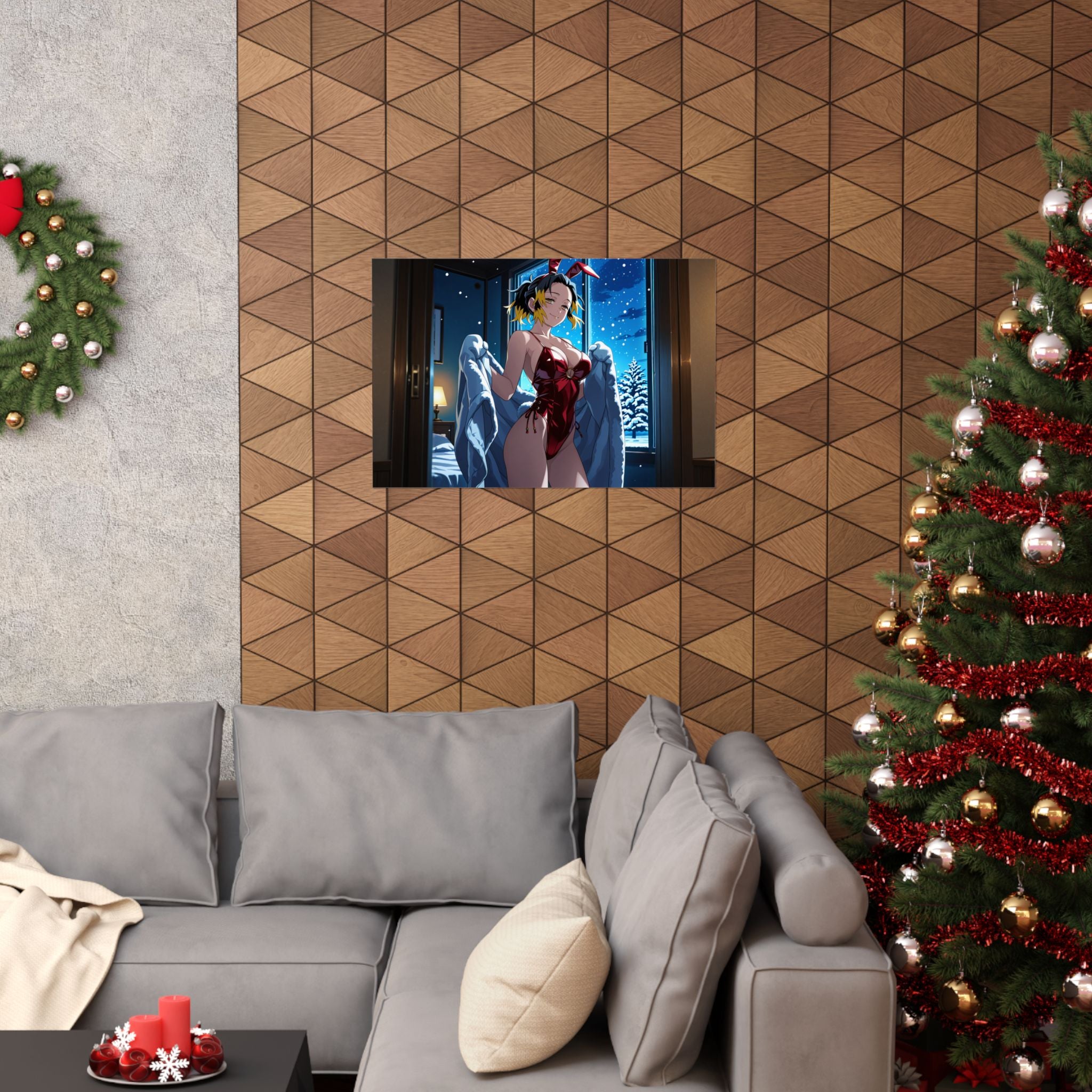 Makio (まきを) - Demon Slayer (鬼滅の刃 — Bunny Girls Pt. 1 (Spicy) Anime Wall Art Post