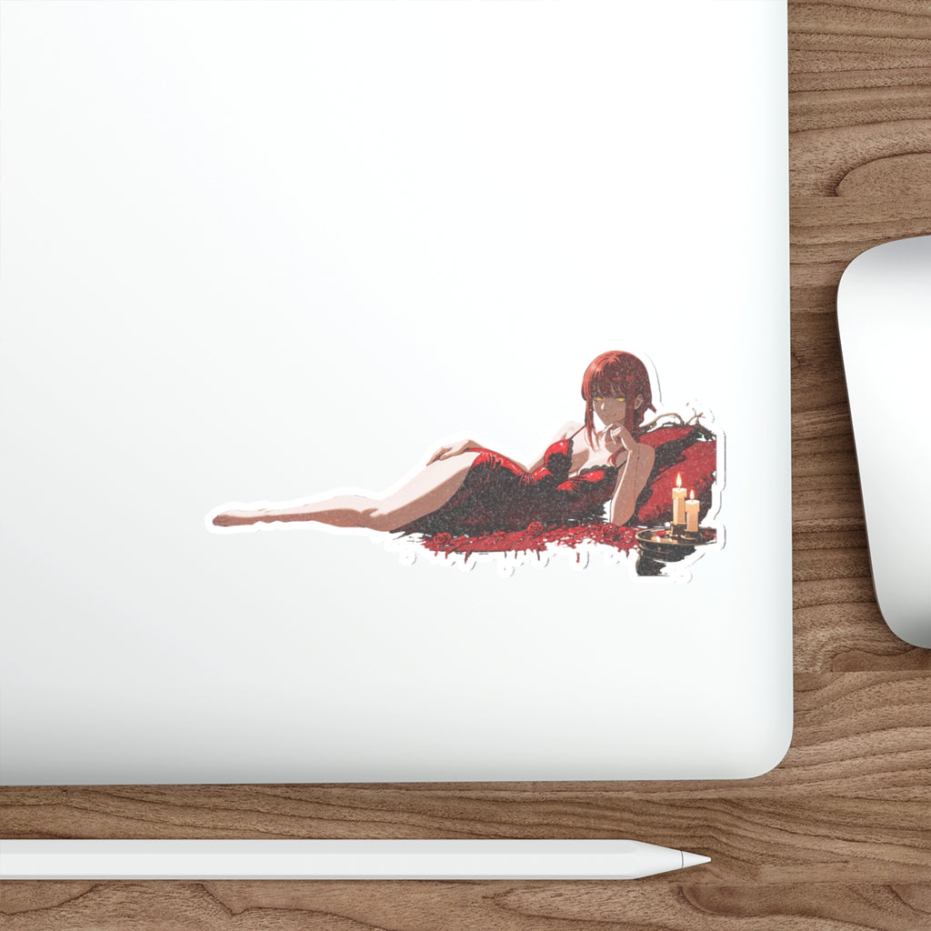 Makima Chainsaw Man Spicy Boudoir Anime Vinyl Sticker | Die Cut — Boudoir Pt. 1
