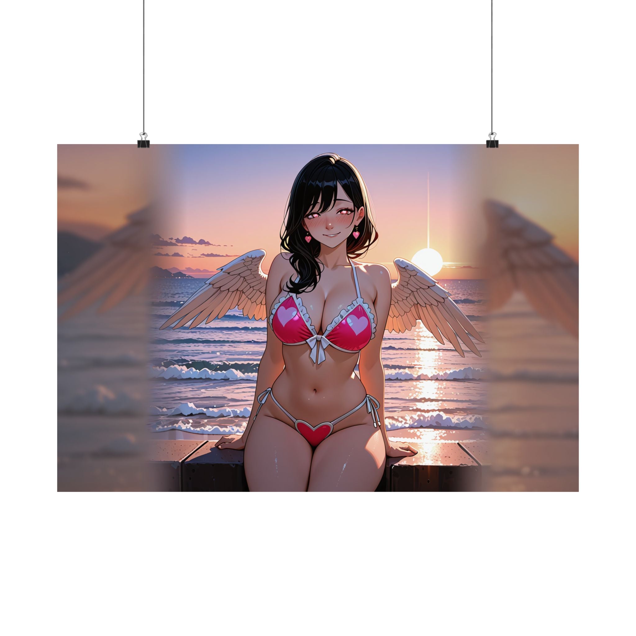 Kirara Hoshi JJK Cupid Spicy Anime Wall Art Poster — Beach Babes Pt. 5 (Spicy)