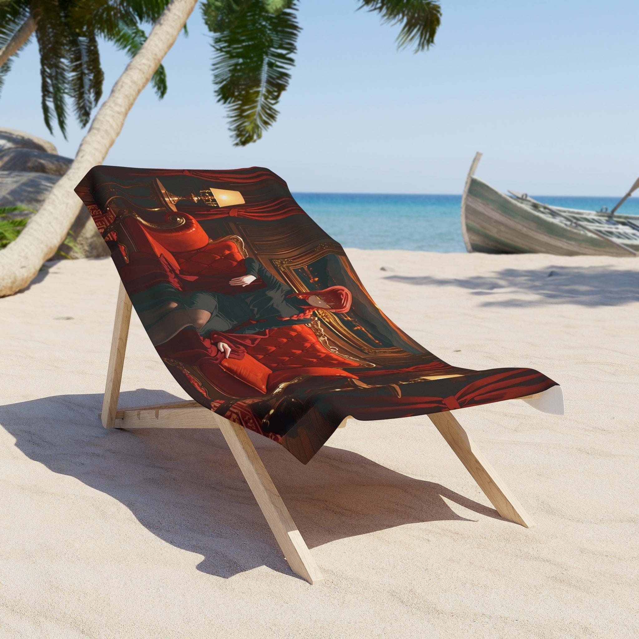 Makima Chainsaw Man Anime Beach Towel | Boudoir Pt. 1