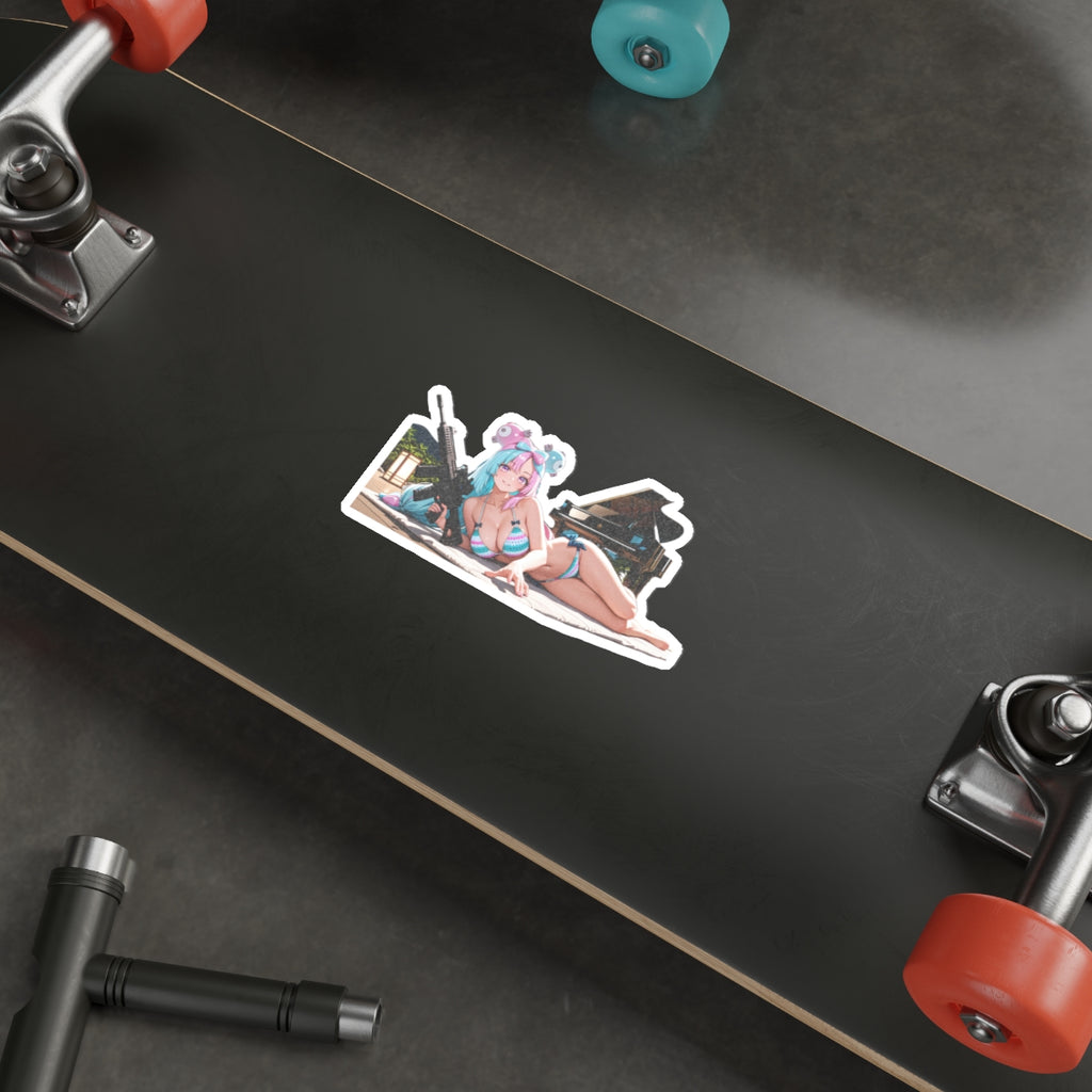 Iono Anime Pinup Die-Cut Vinyl Sticker fan art Tactical Girls Pt. 3