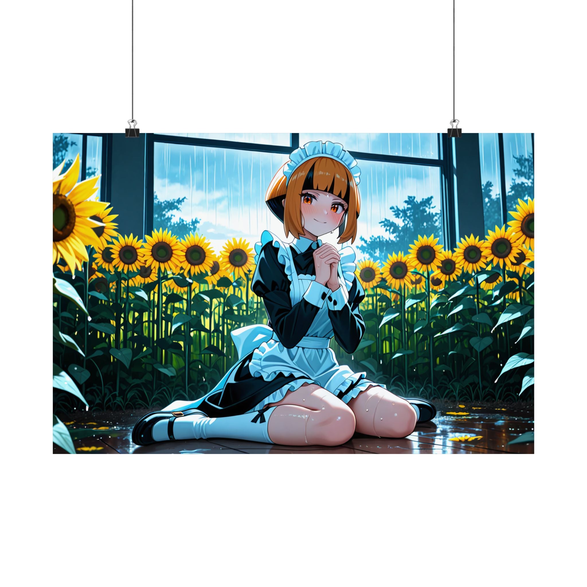 Gardenia Anime Wall Art Poster | Cute Fan Art Print
