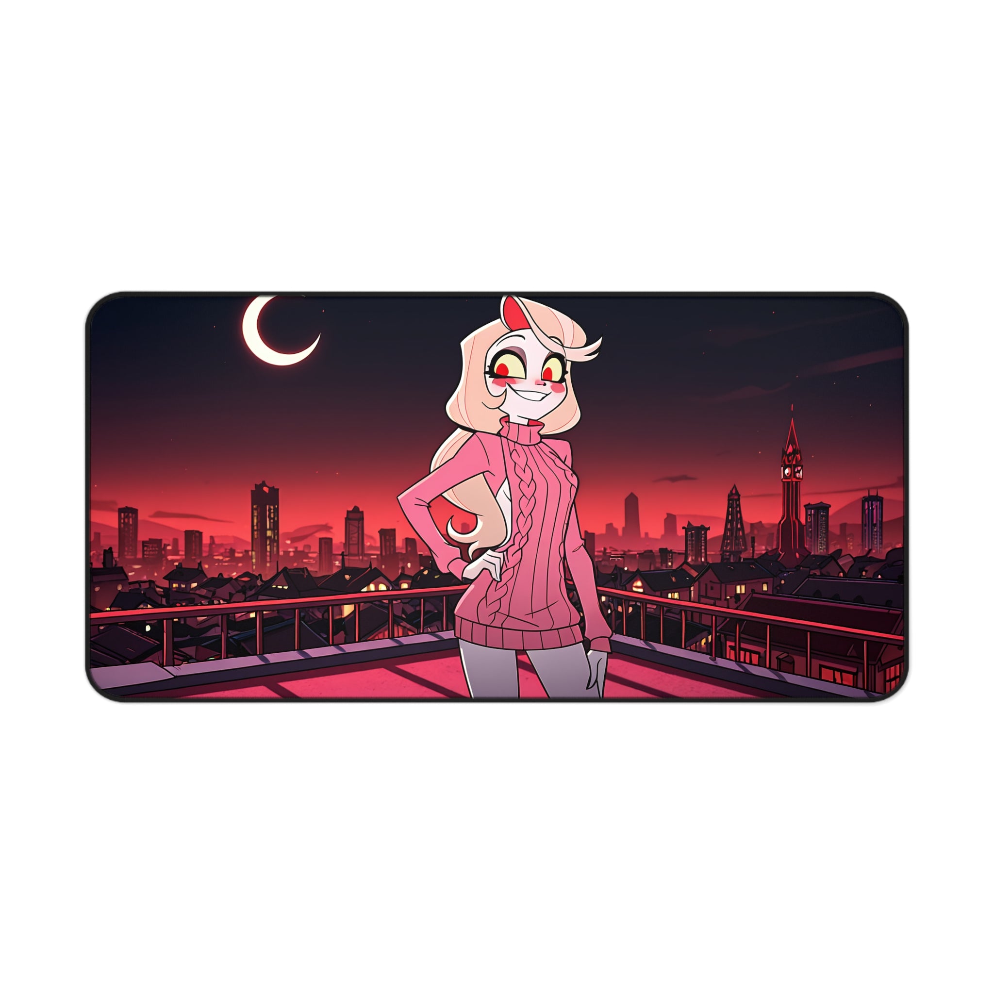 Charlie Morningstar Hazbin Hotel Anime Desk Mat Fan Art Virgin Killer Pt. 2