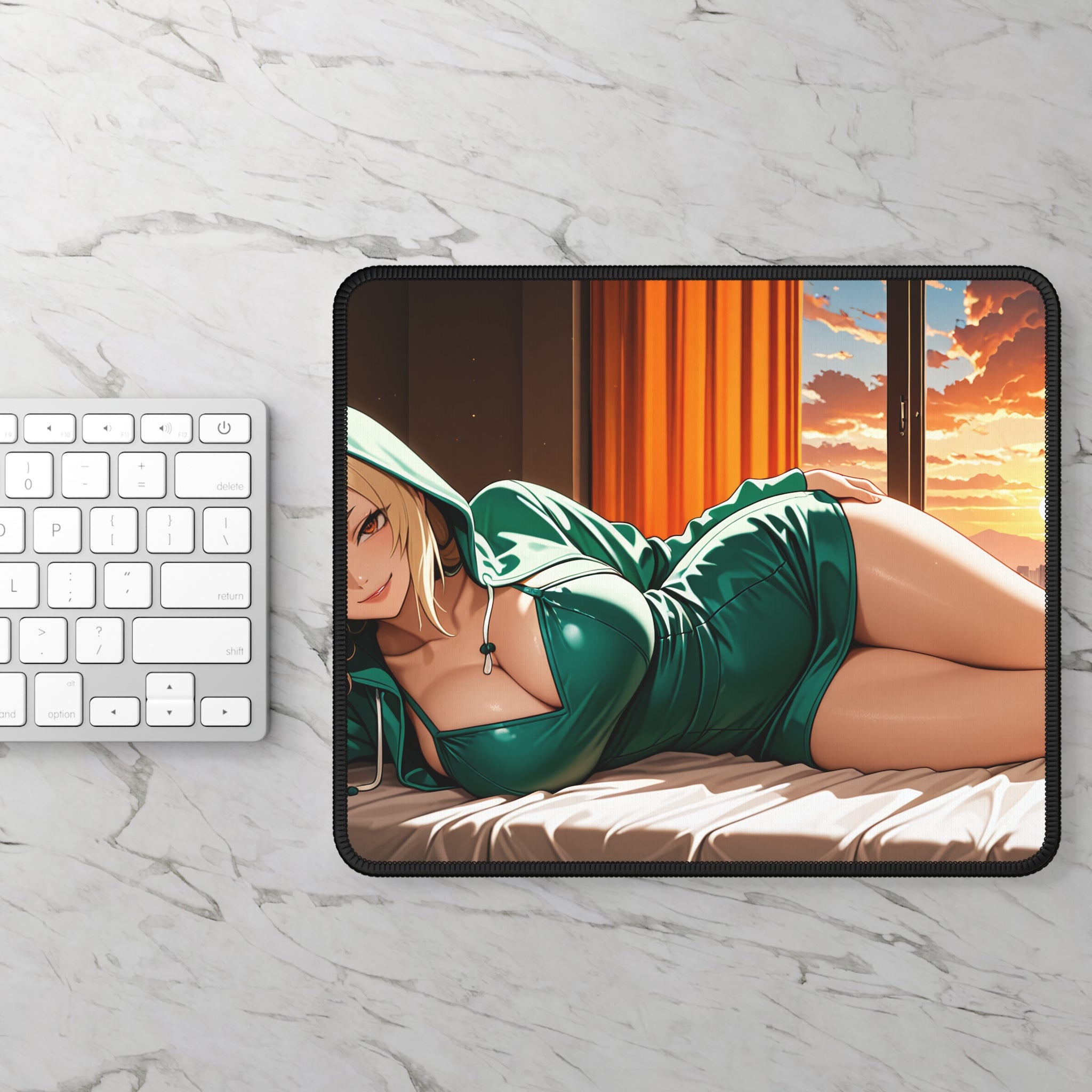 Tsunade Naruto Anime Mouse Pad Bunny Bikini Gaming Desk Mat Bunny Girls Pt. 6