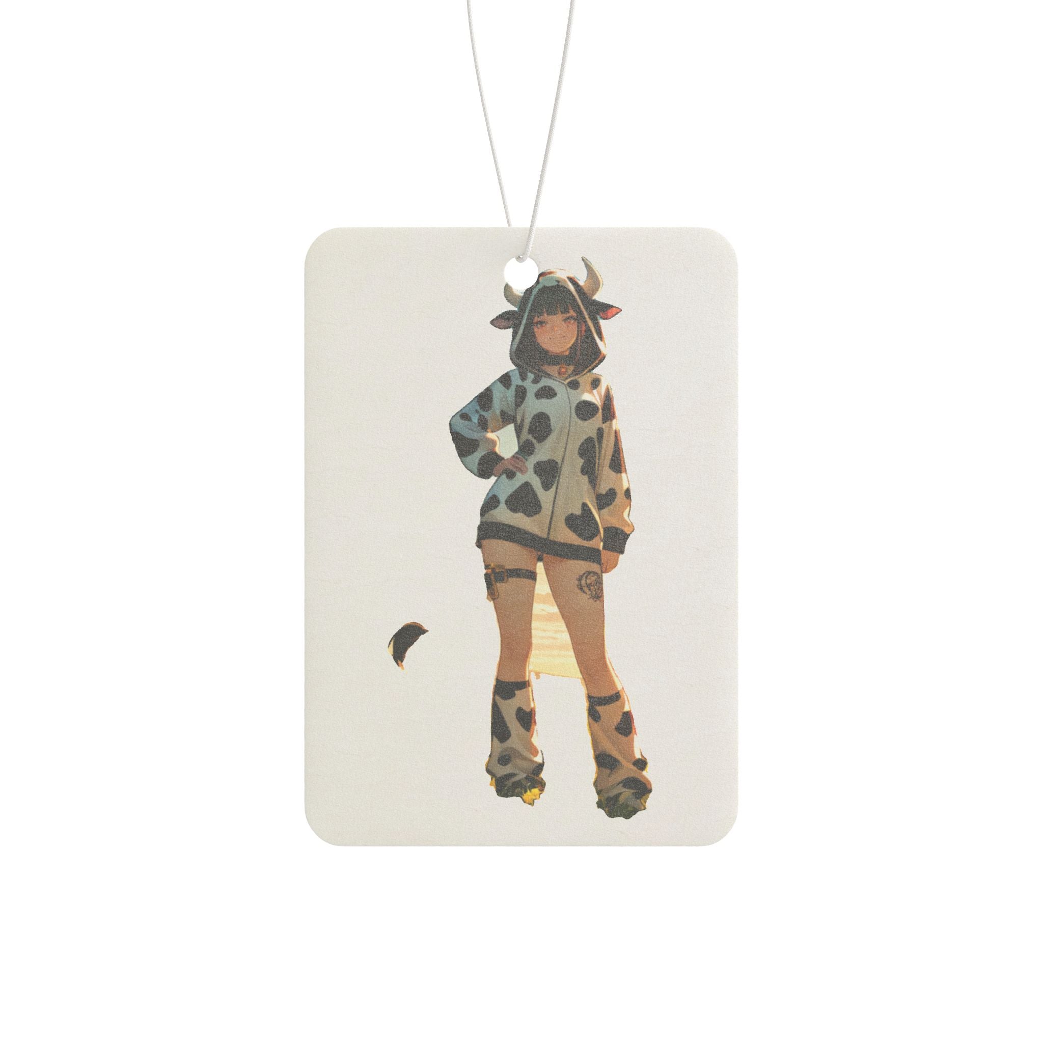 Blanc NIKKE Cow-Print Anime Car Air Freshener Pinup — Cow Girls Pt. 2