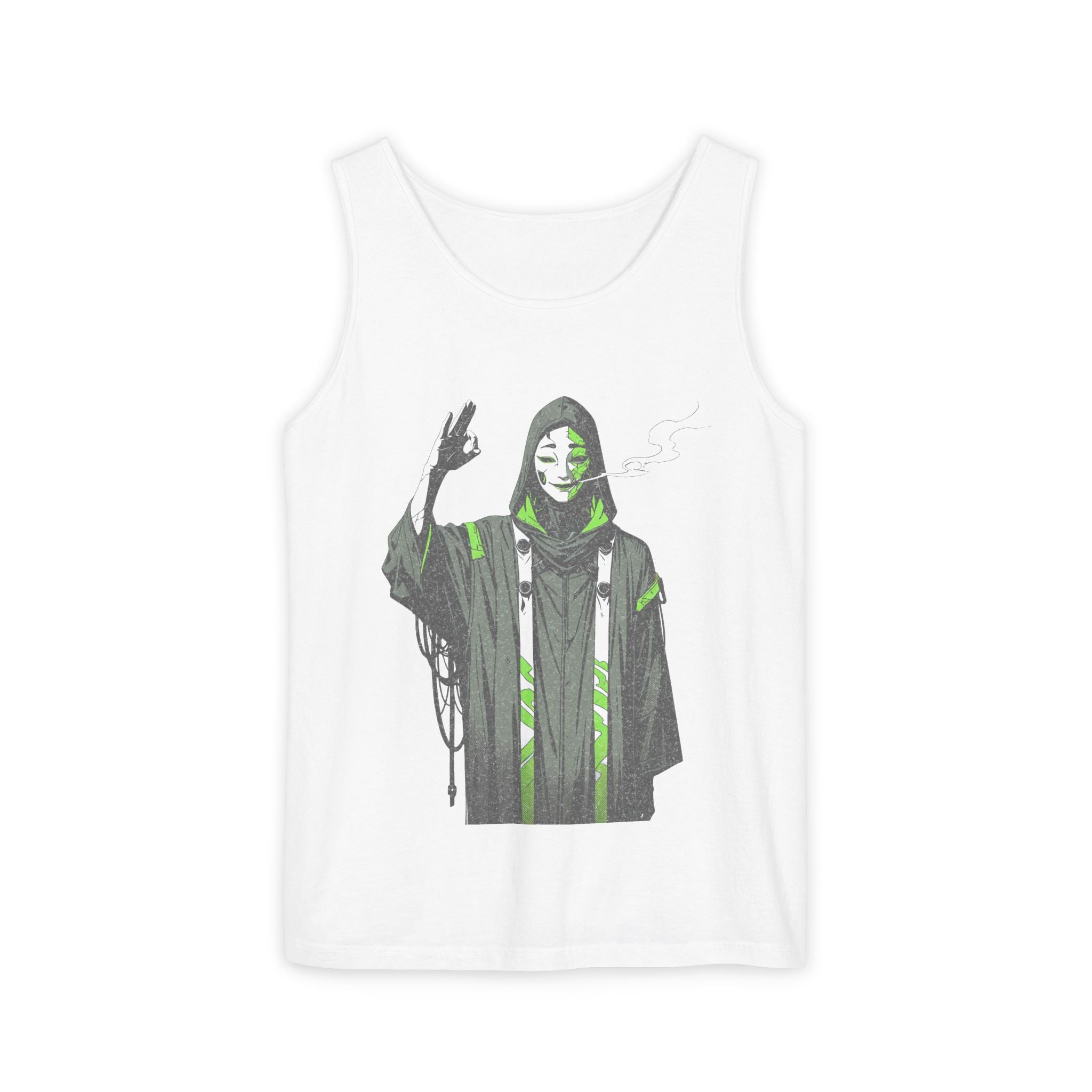 Anime Streetwear Tank Top | Serpent Shaman Spirit Caller Graphic