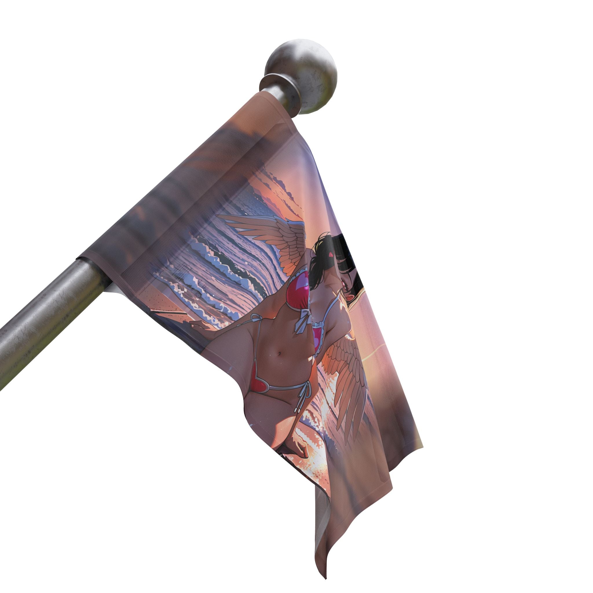 Kirara Hoshi JJK Spicy Anime Wall Flag Cupid Beach — Beach Babes Pt. 5 (Spicy)