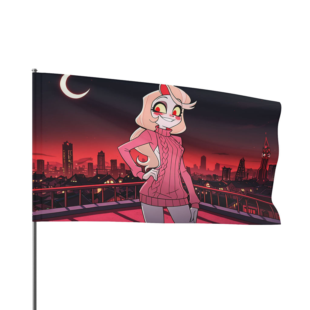 Charlie Morningstar Hazbin Hotel Wall Flag Pinup Anime — Virgin Killer Pt. 2