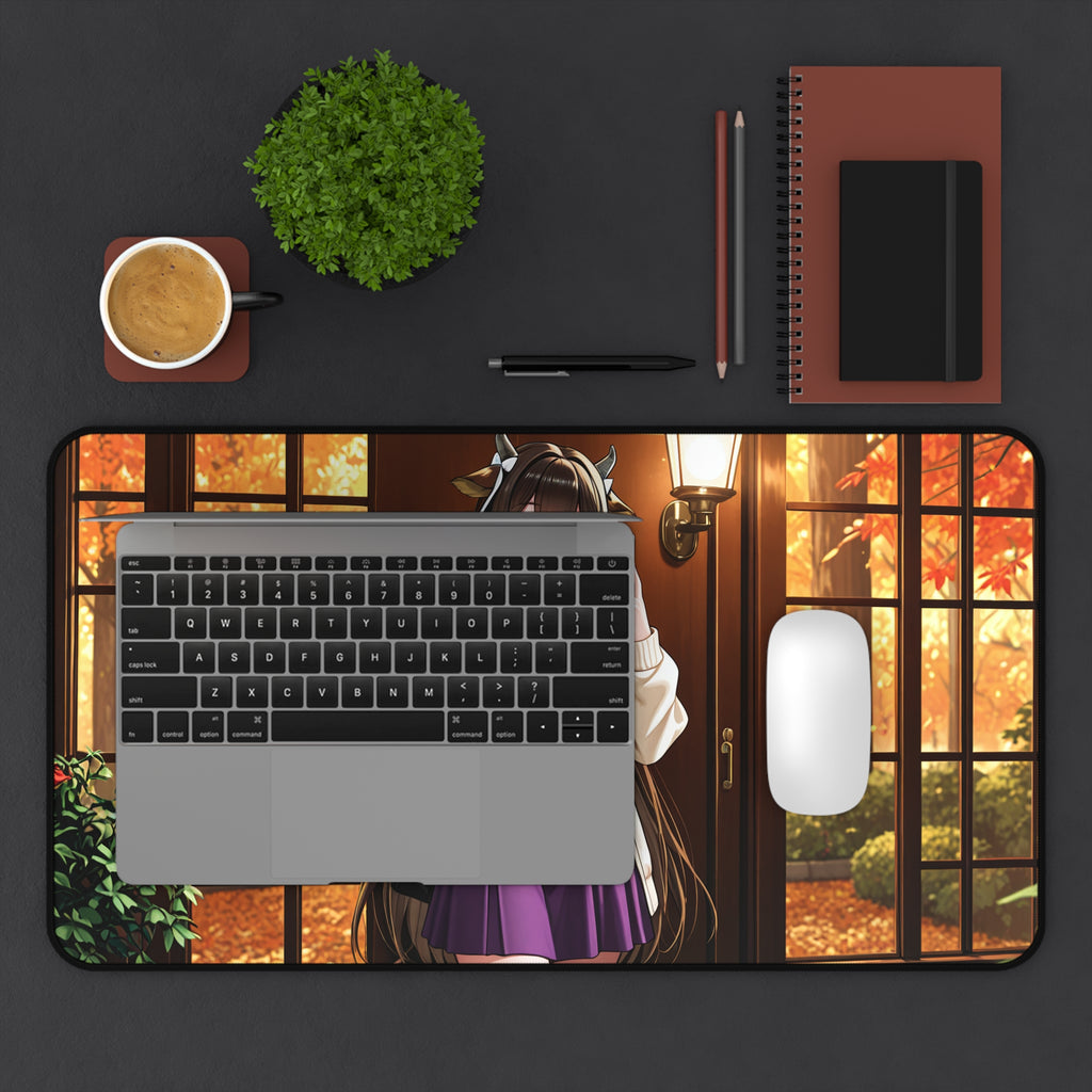 Kashino Azur Lane Anime Desk Mat Soft Cute Librarian Bookstore Art