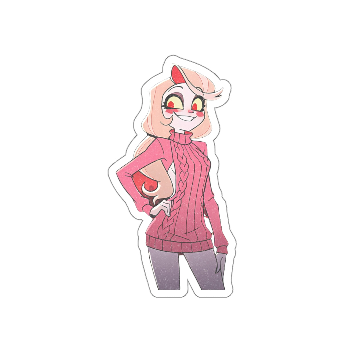 Charlie Morningstar Hazbin Hotel Anime Sticker | Die-Cut — Virgin Killer Pt. 2