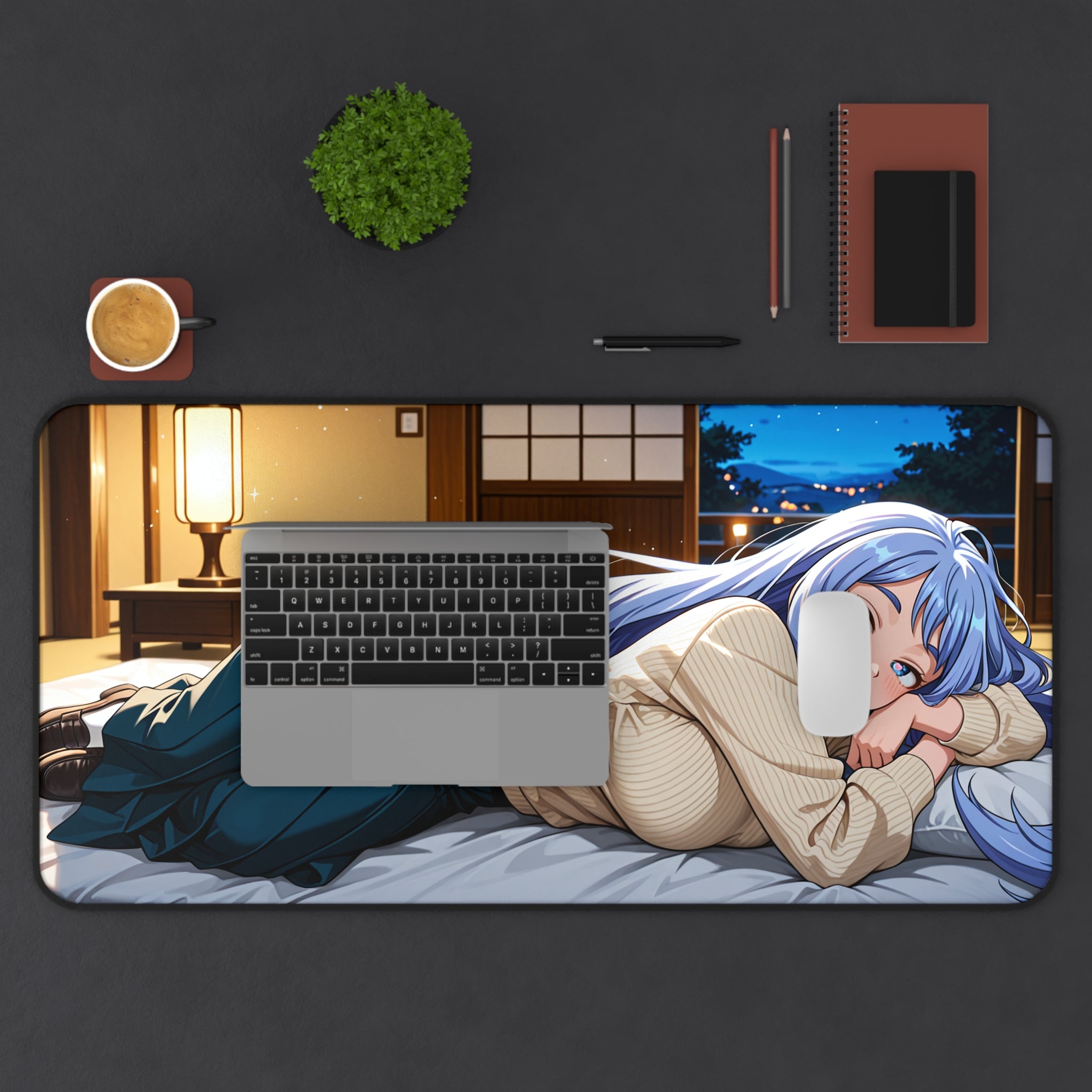 My Hero Academia Anime Desk Mat Pinup Fan Art Wide Mouse Pad