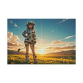 Blanc NIKKE Wall Flag Cow-Print Meadow Pinup Banner — Cow Girls Pt. 2