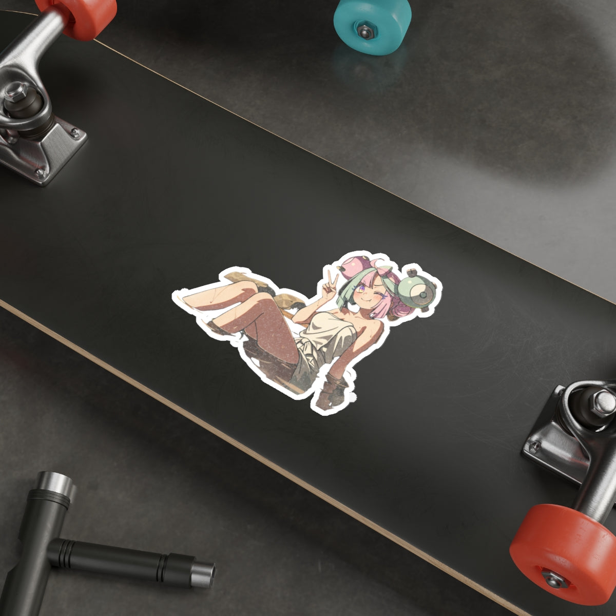 Iono Anime Pinup Die Cut Vinyl Sticker Onsen — Onsen Pt. 2 (Spicy)